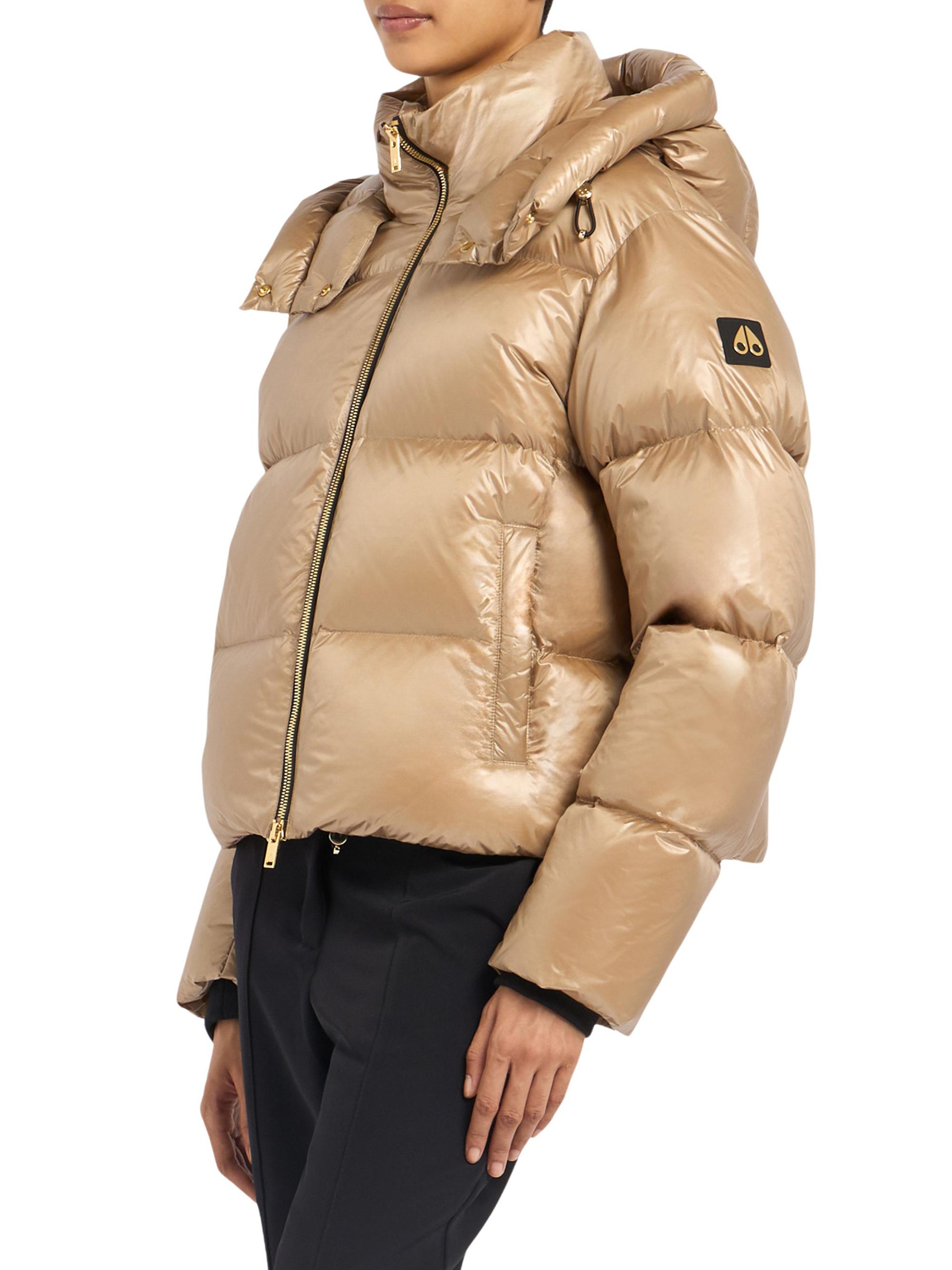 Moose Knuckles Moonstone Gold Down Jacket | Saks Fifth Avenue