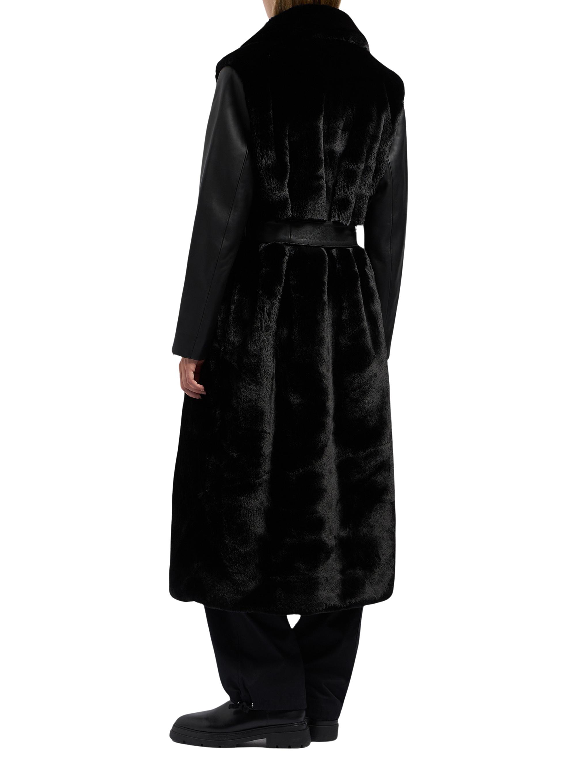 Moose Knuckles Bunny Tolina Faux-Fur Trench Coat | Saks Fifth Avenue