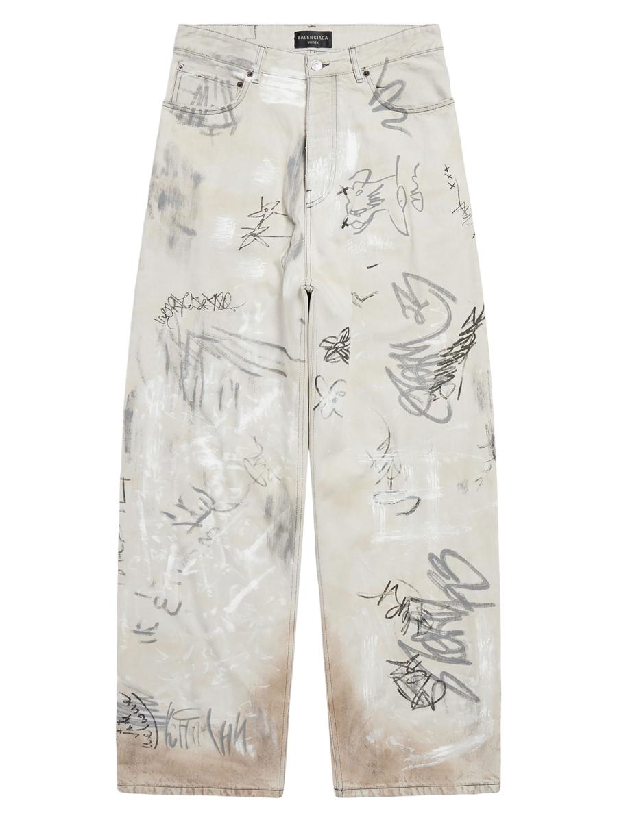 Balenciaga Graffiti Baggy Pants | Saks Fifth Avenue