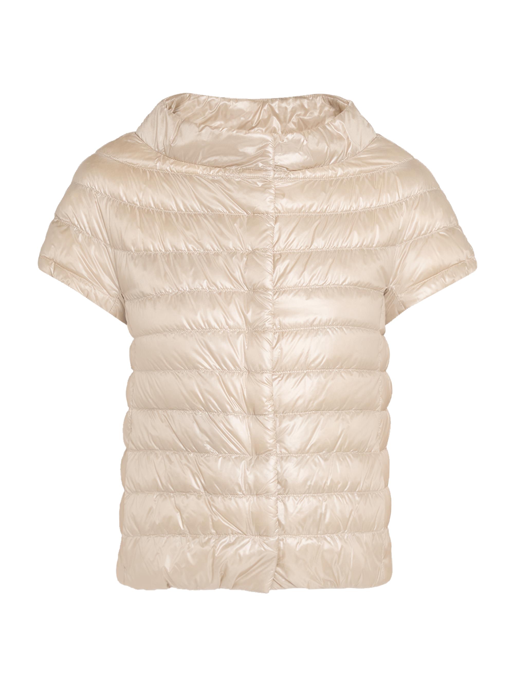 Herno Women's Iconico Emilia Cap-Sleeve Down Puffer Jacket - Champagne