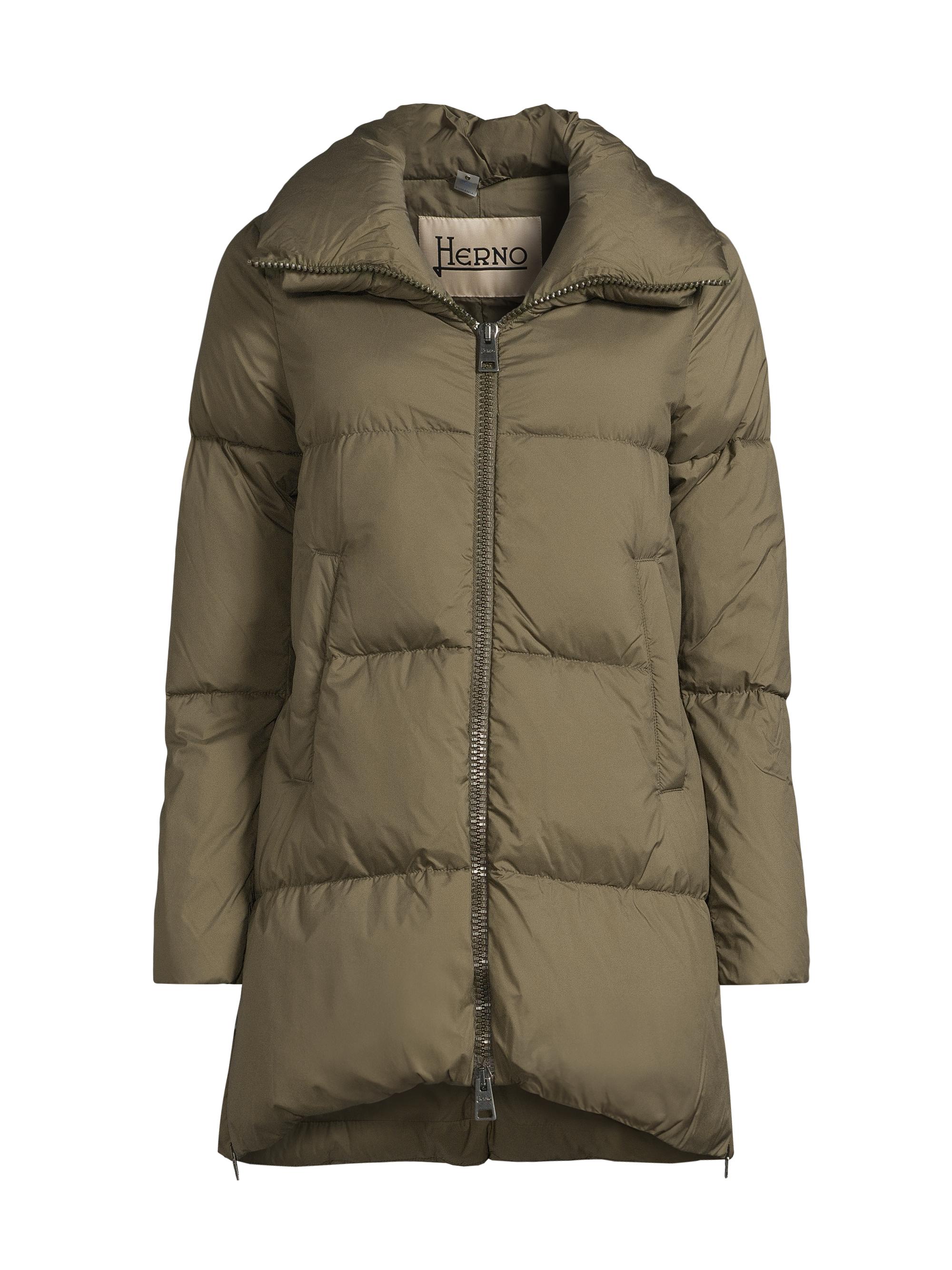 Herno Women's Matte Down Puffer Jacket - Olive
