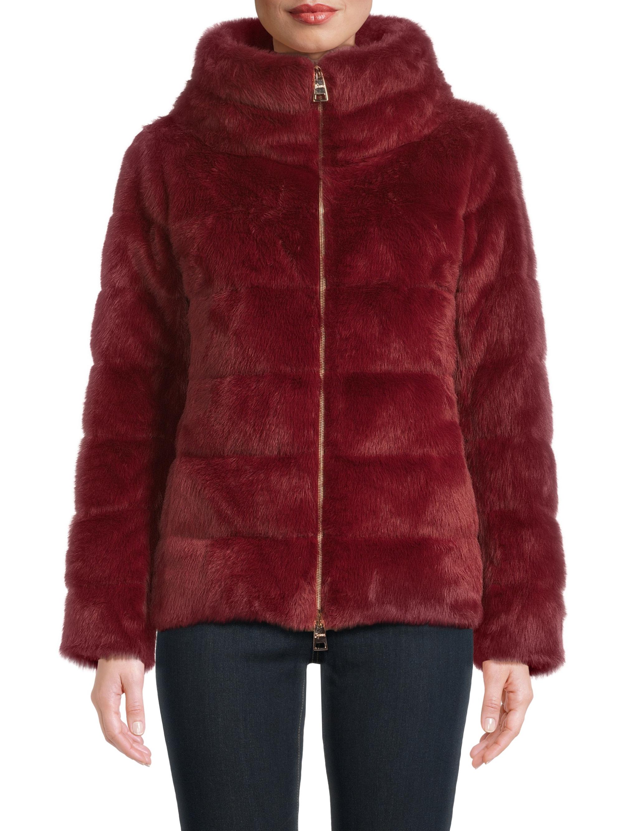 Herno Faux-Fur Down Puffer Jacket Saks Fifth Avenue