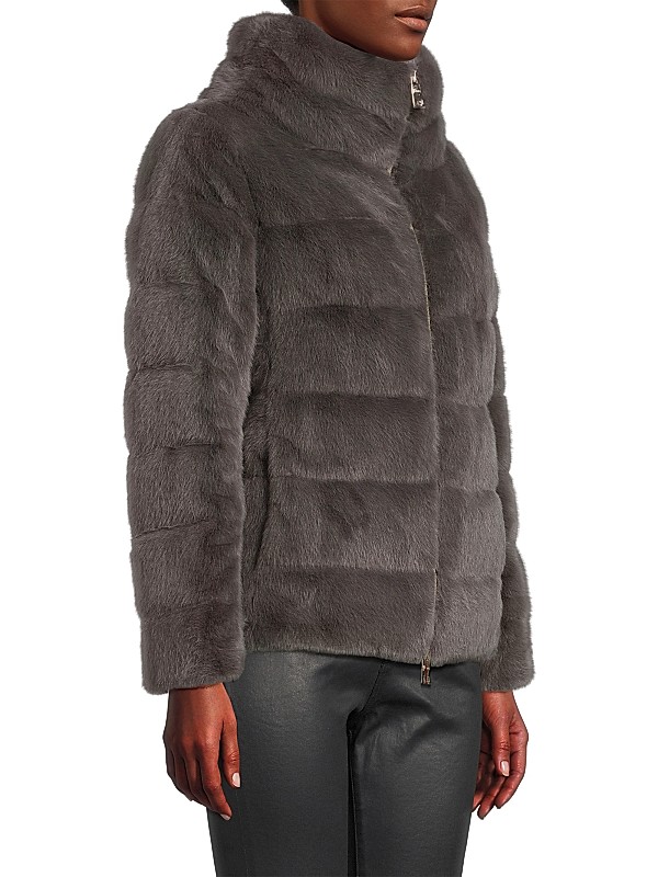 Shop Herno Faux-Fur Down Puffer Jacket | Saks Fifth Avenue Shop Herno Faux-Fur Down Puffer Jacket | Saks Fifth Avenue