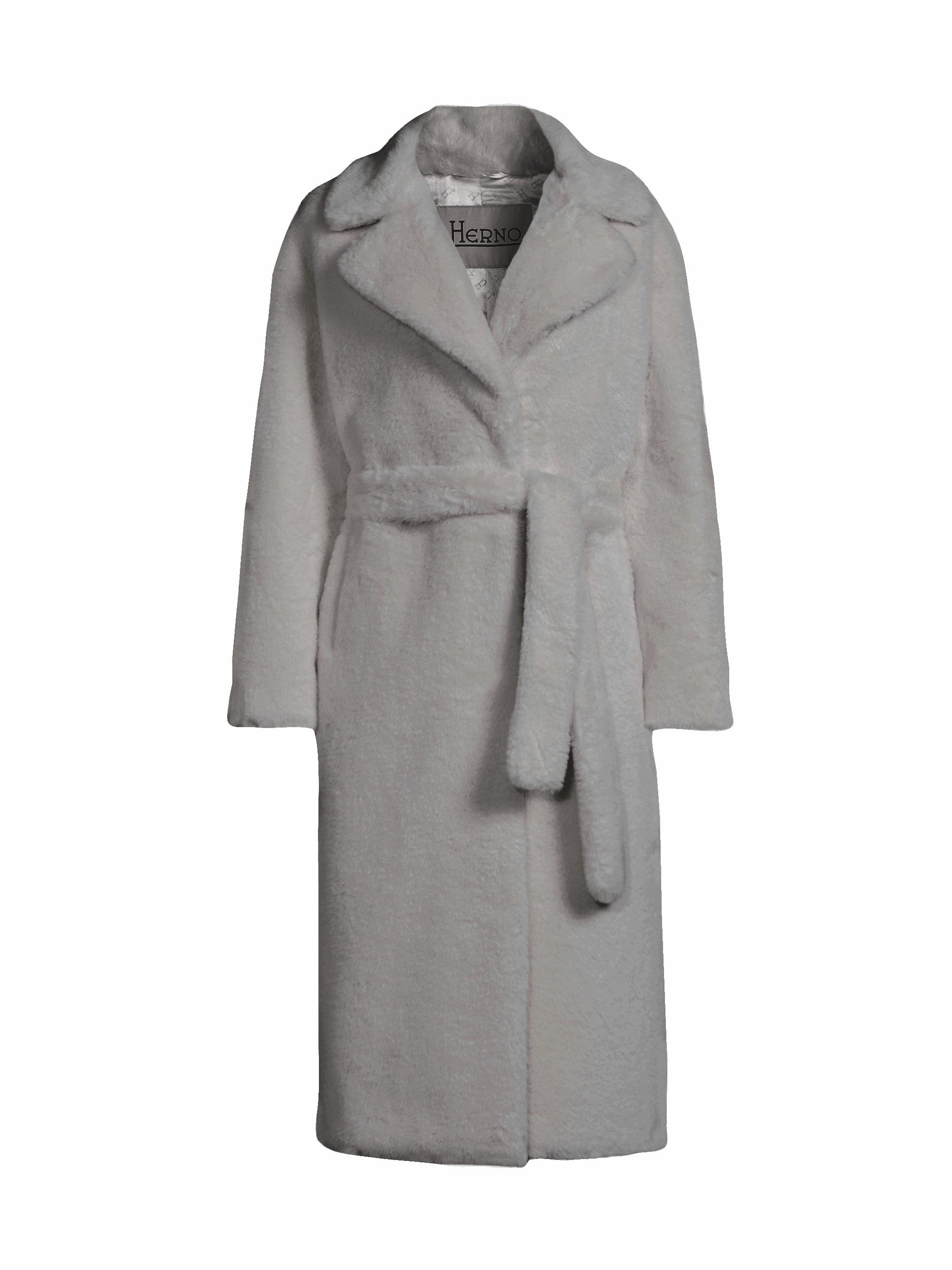 Herno Faux-Fur Belted Coat | Saks Fifth Avenue