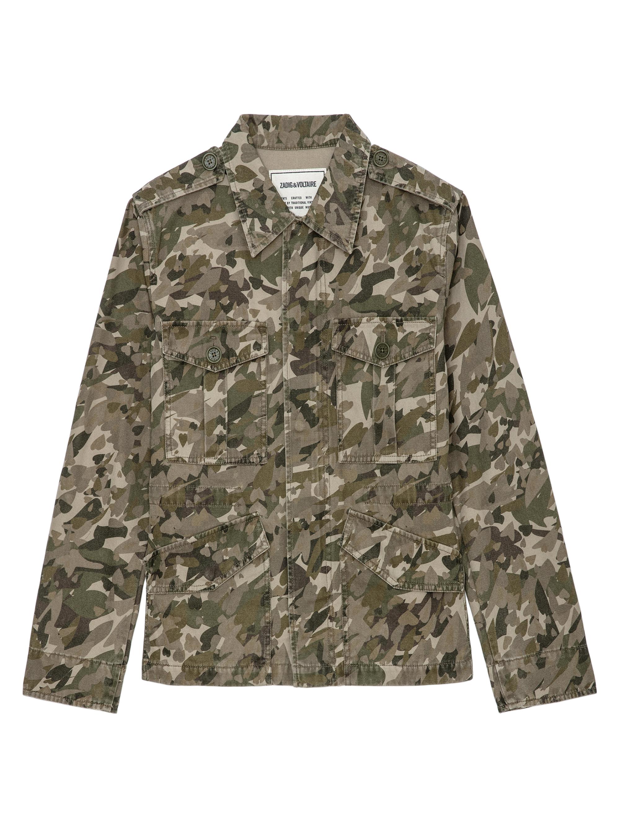 Zadig & Voltaire Women's Krisa Camouflage Utility Jacket - Grass