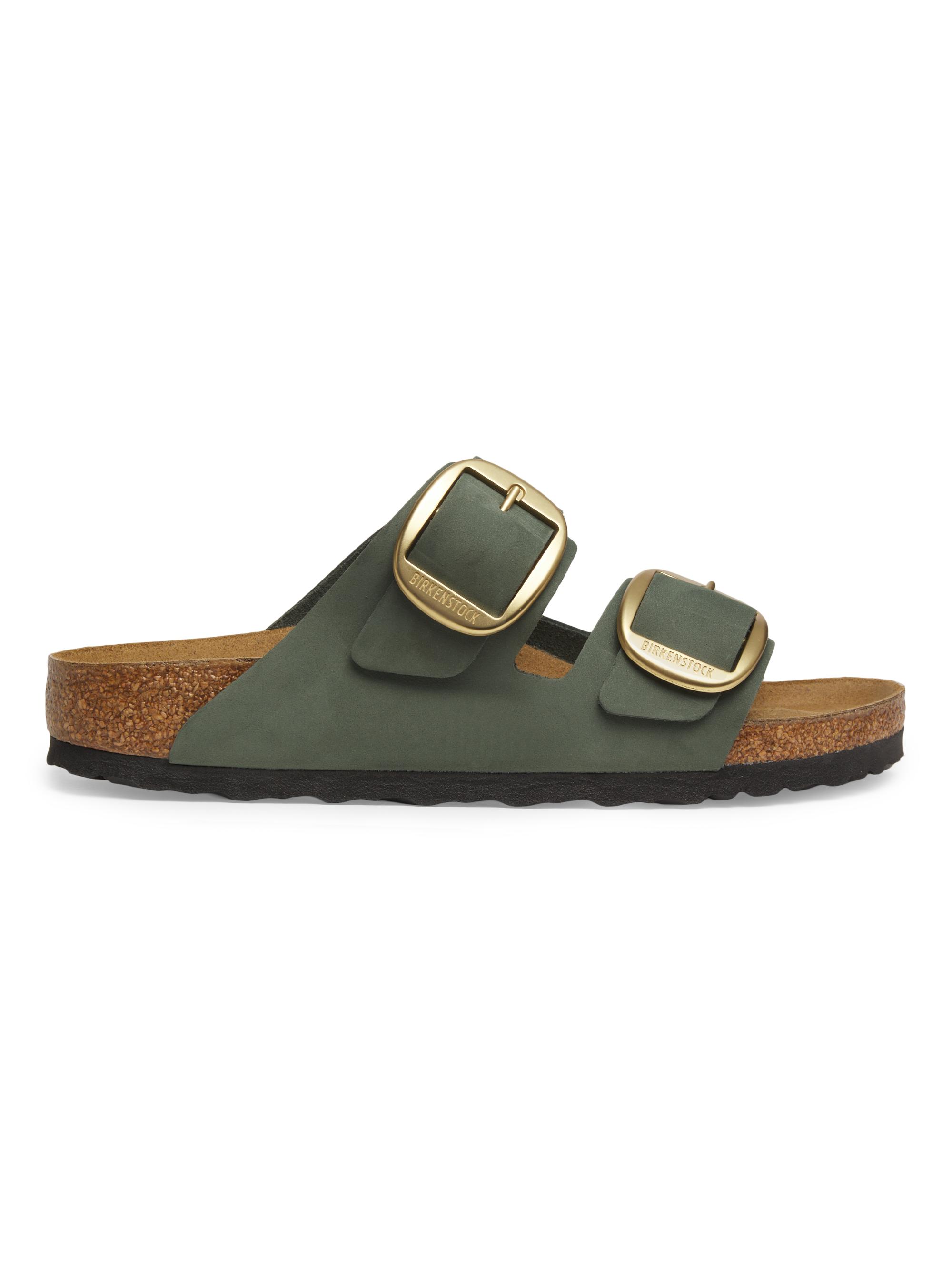 Birkenstock Women's Arizona Big Buckle Leather Sandals - Thyme