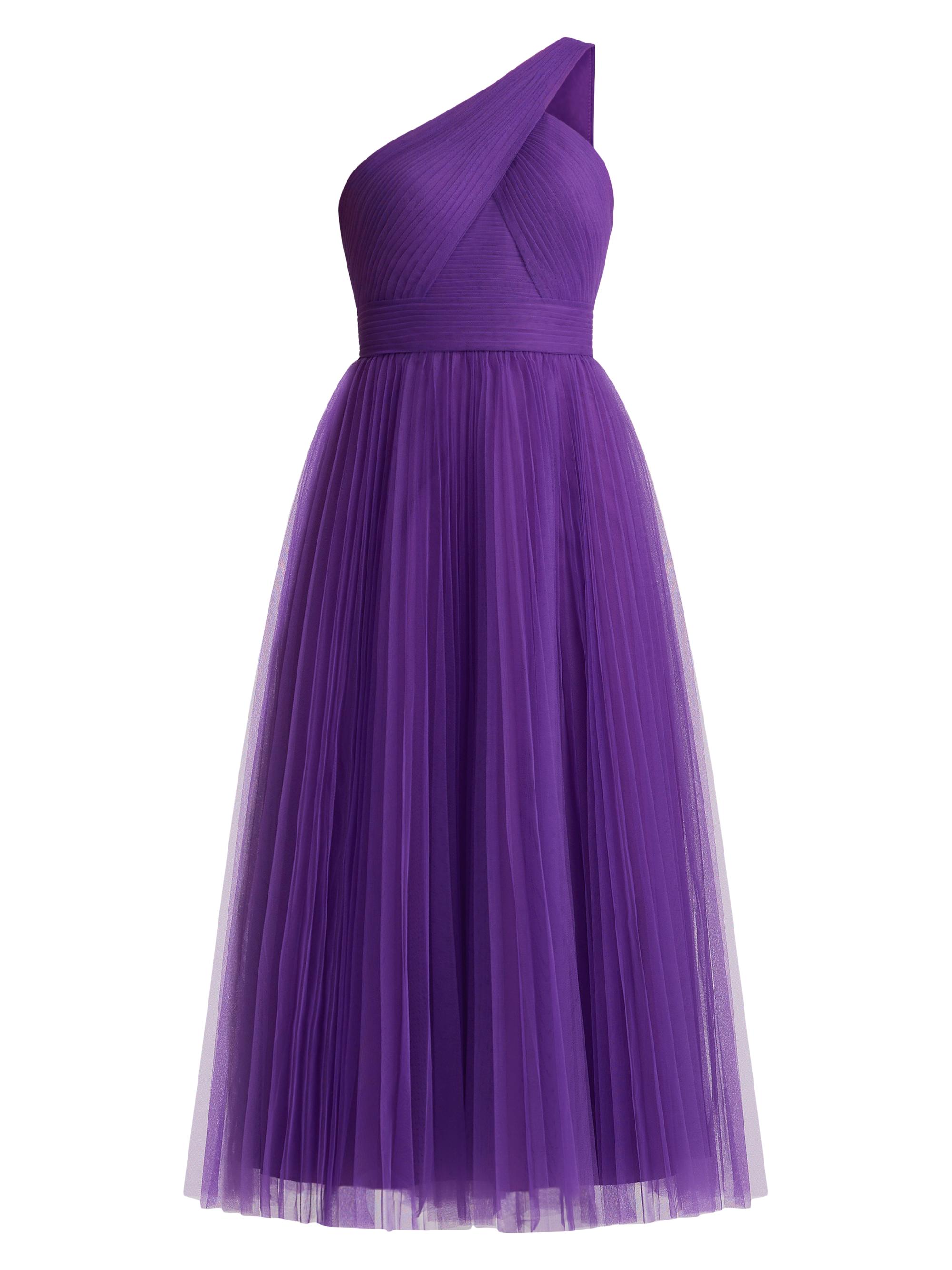 Zac Posen Women's One-Shoulder Pleated Cocktail Dress - Eminence