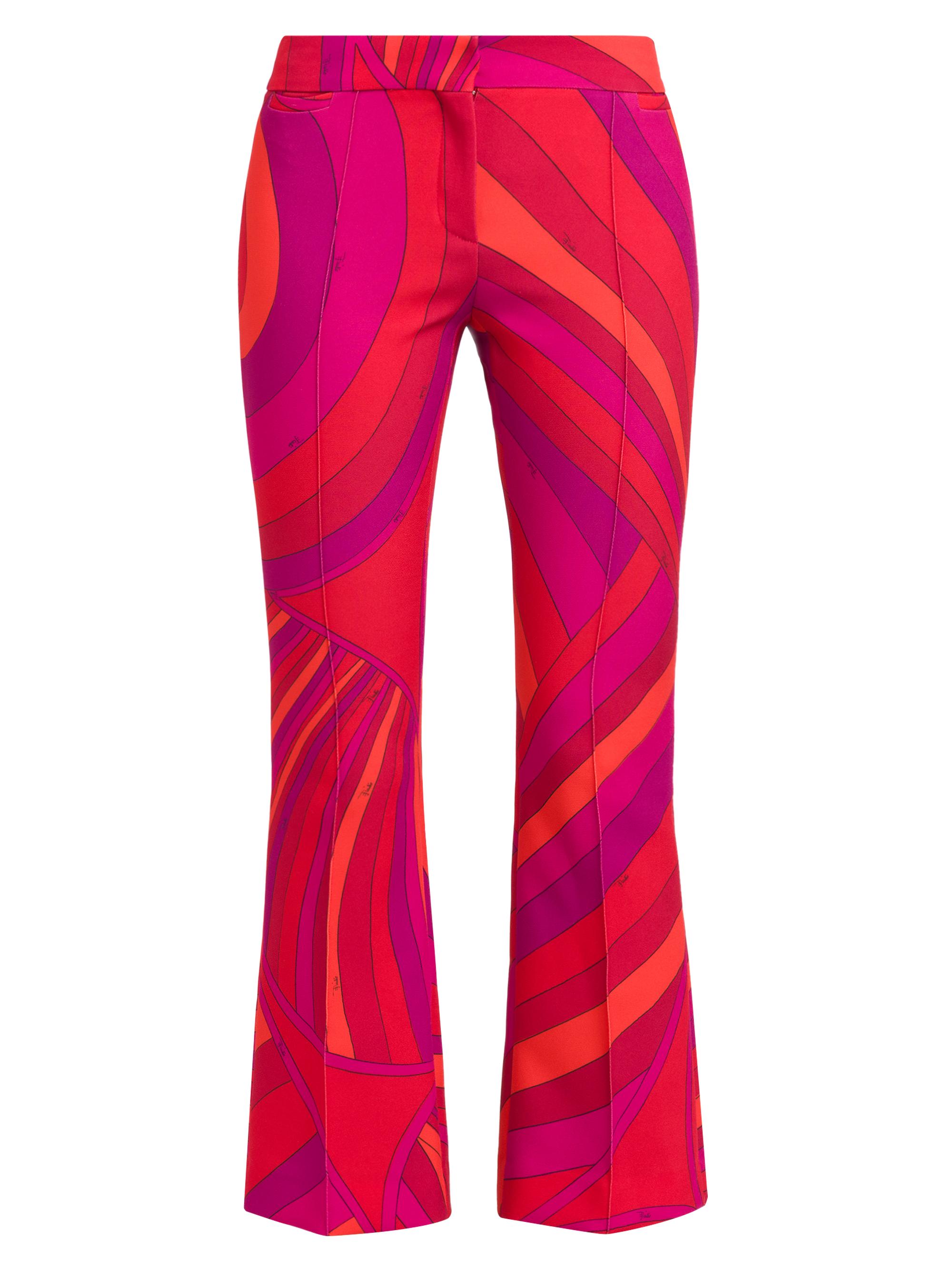 Pucci Women's Parade Cady Trousers - Rosso Fuxia