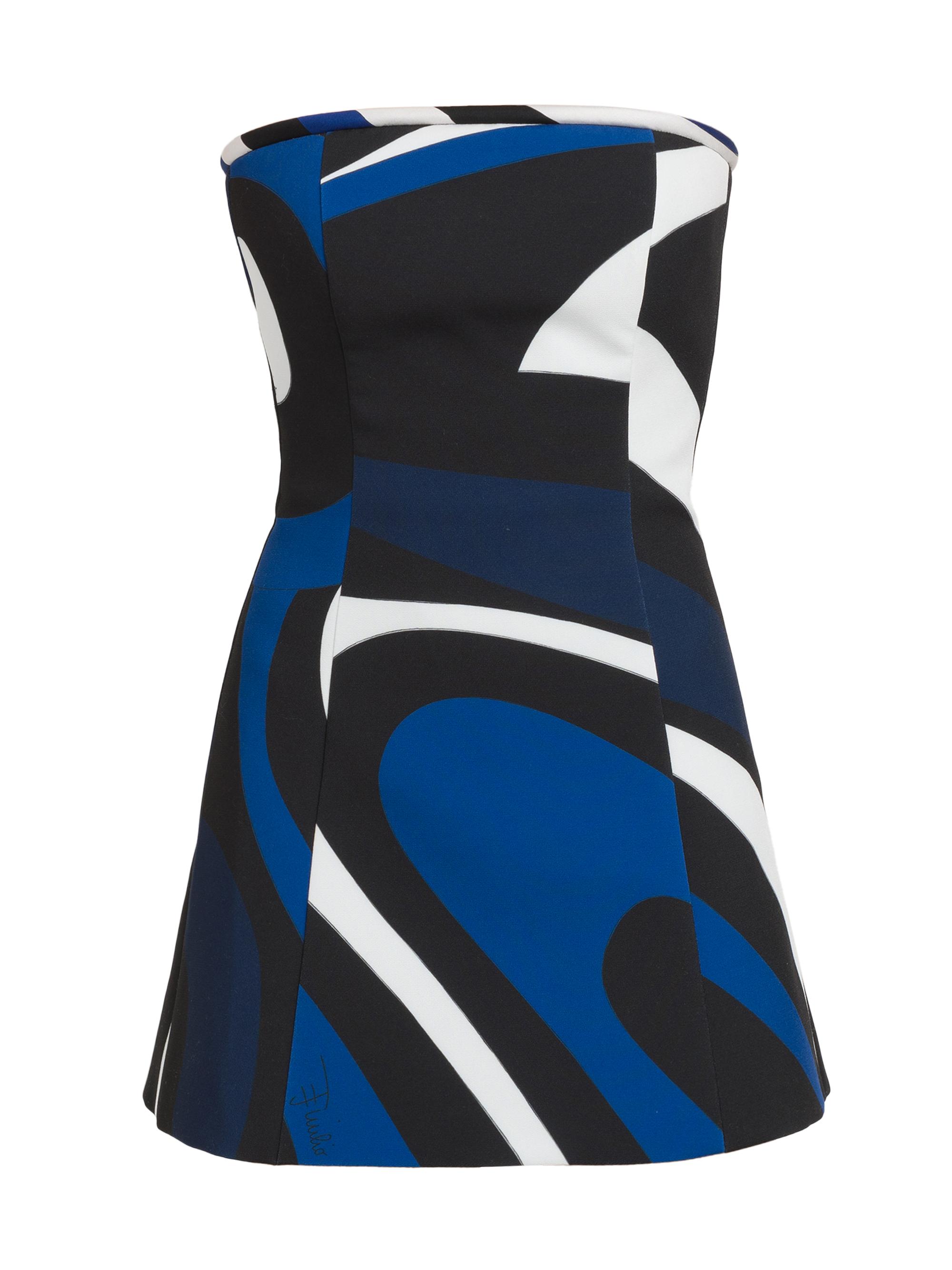 Pucci Women's Parade Strapless Cady Minidress - Navy