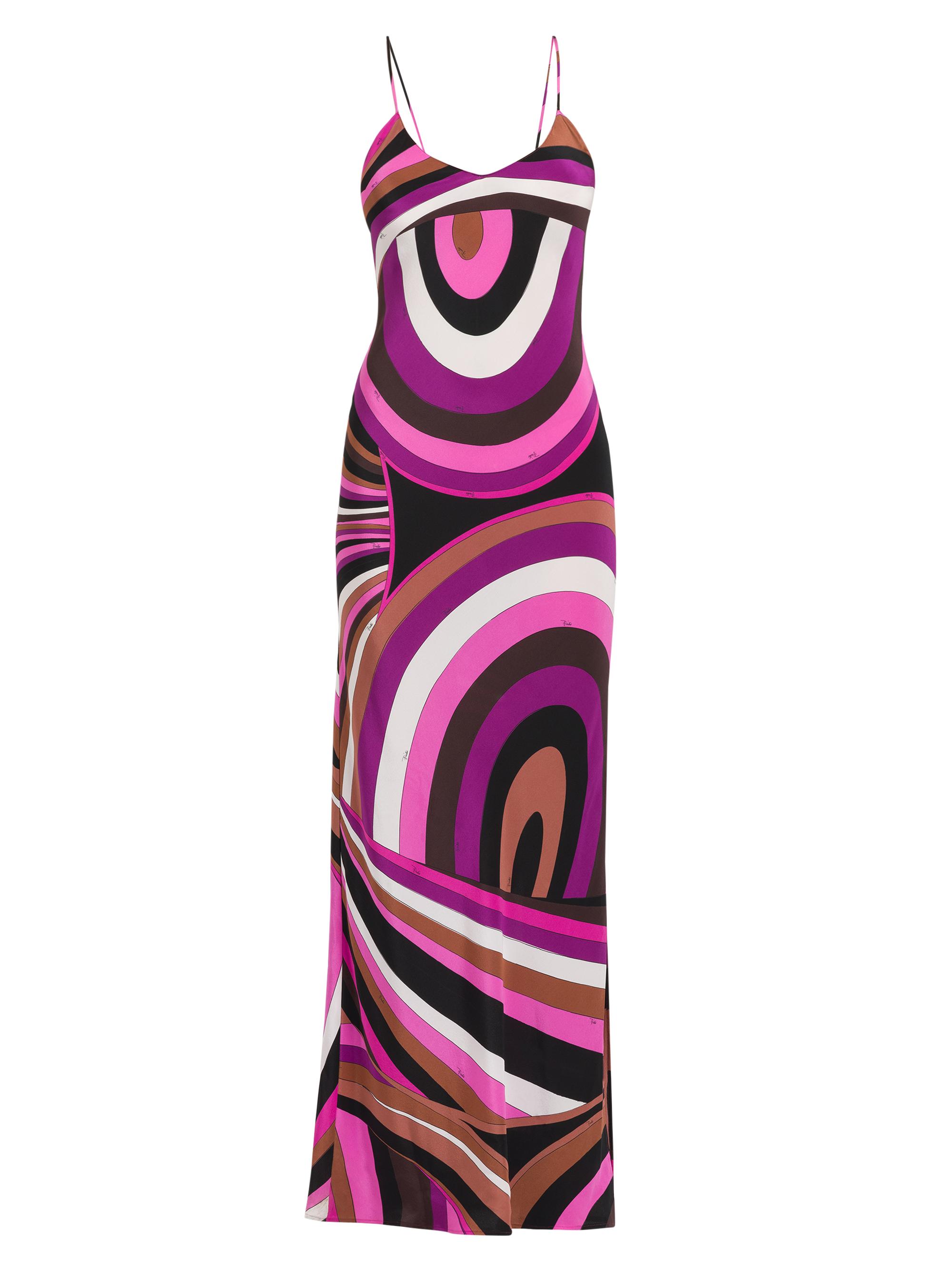 Pucci Swirling Satin Maxi Dress | Saks Fifth Avenue