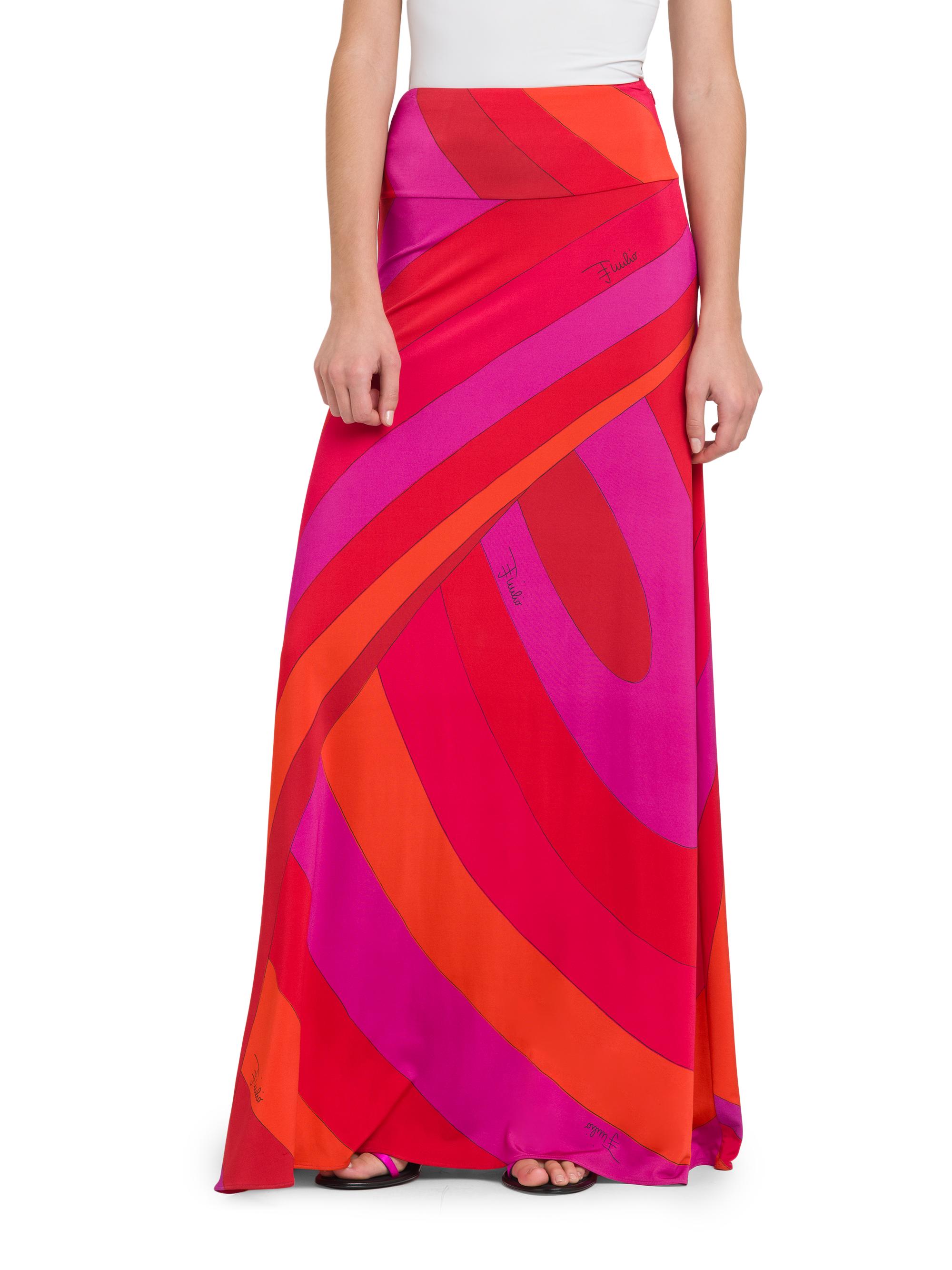 Pucci Parade Jersey Satin Maxi Skirt | Saks Fifth Avenue