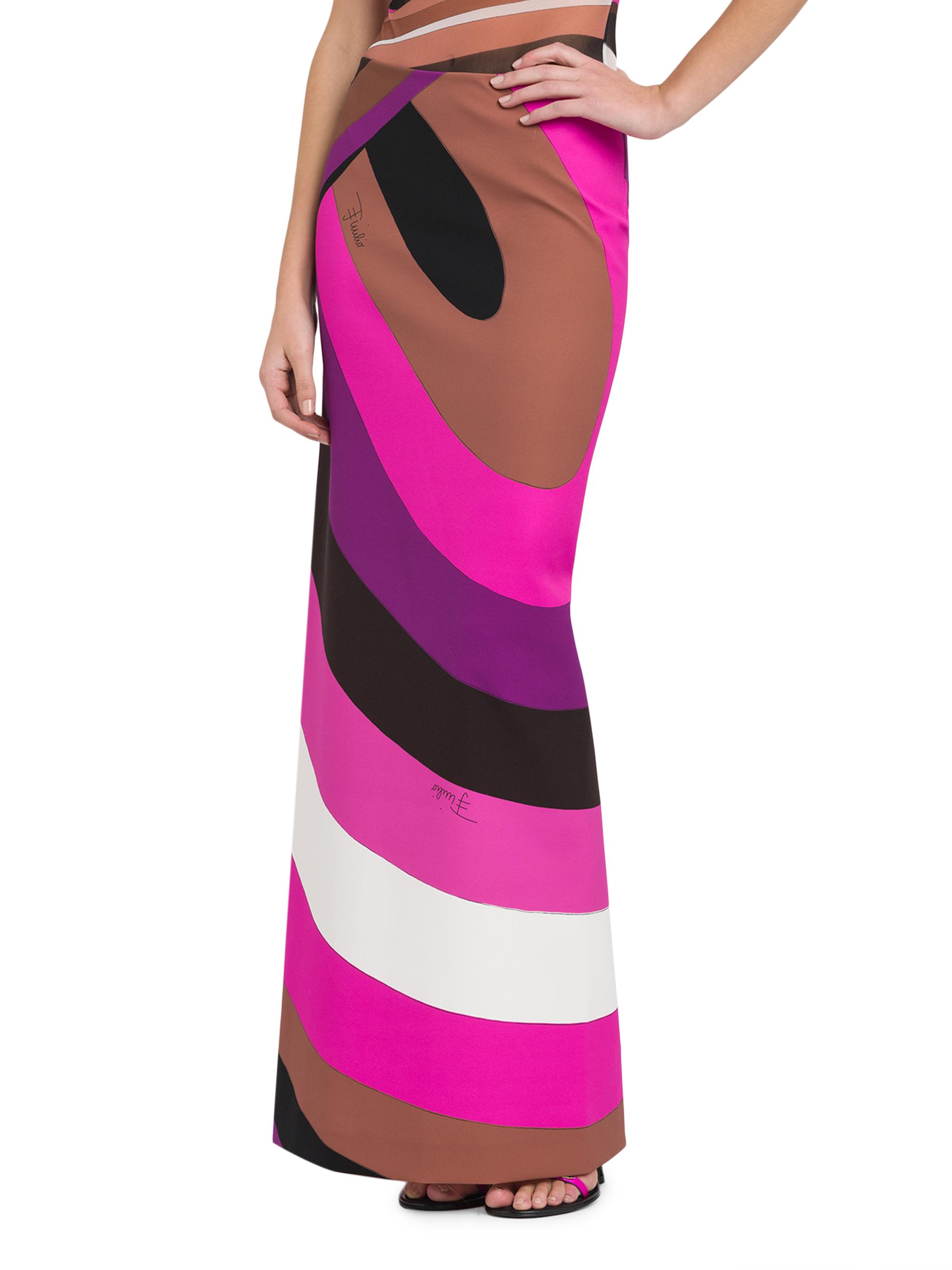 Pucci Colorblock Maxi Skirt | Saks Fifth Avenue