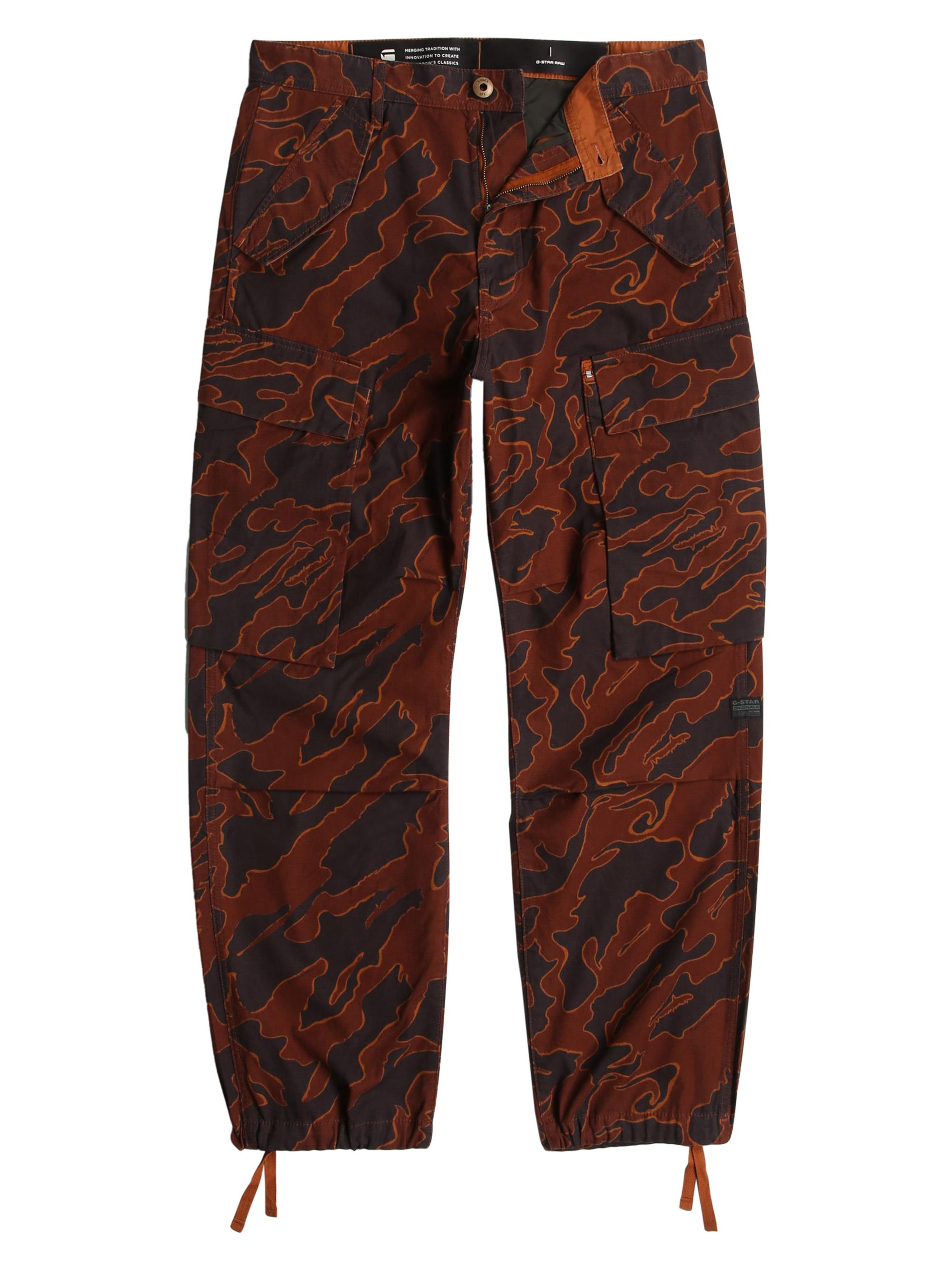 G-Star Men's R-3N Straight-Leg Regular-Fit Cargo Pants - Rodeo Island Camo