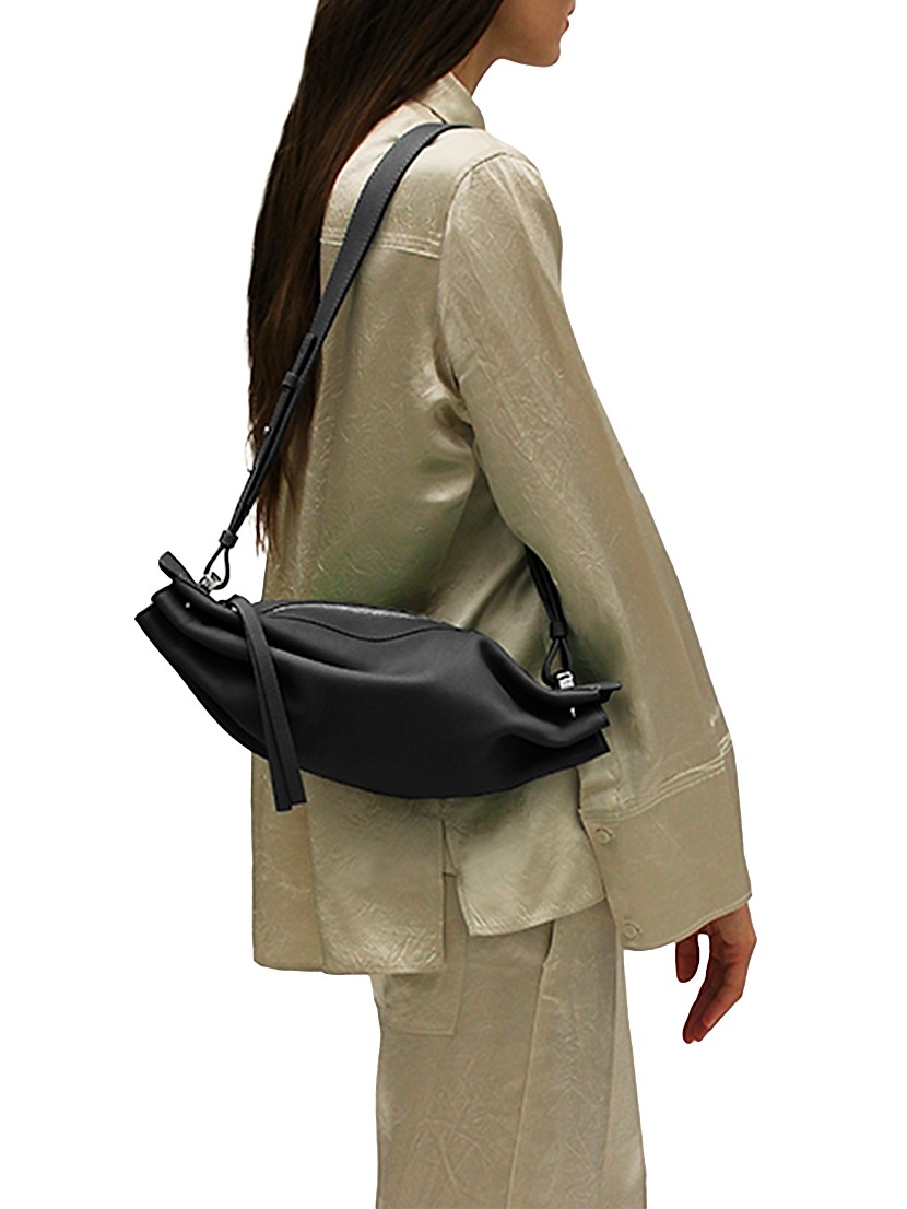 Shop BONASTRE Ring Soft Leather Crossbody Bag | Saks Fifth Shop BONASTRE Ring Soft Leather Crossbody Bag | Saks Fifth