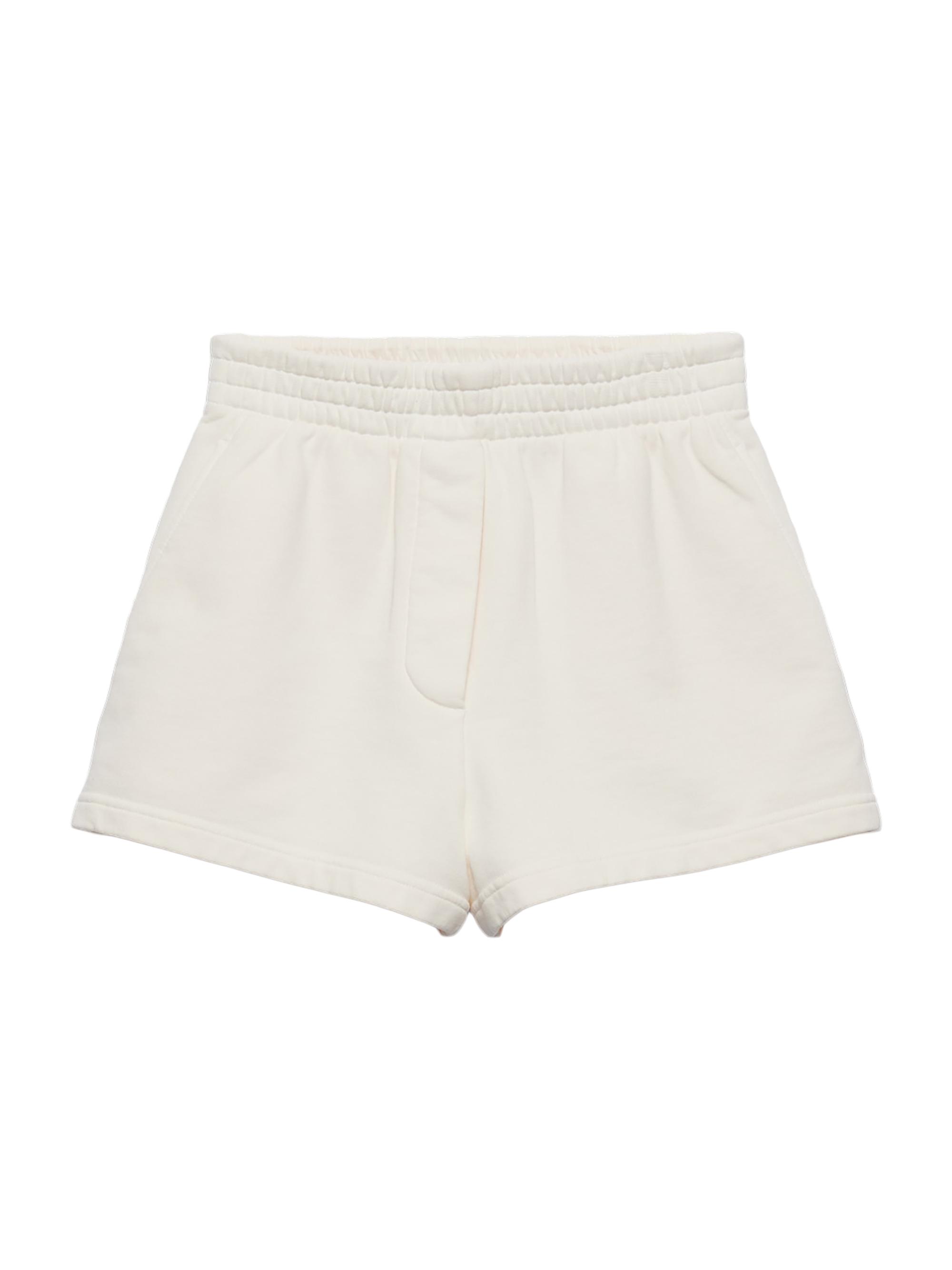 Prada Women's Fleece Shorts - Beige