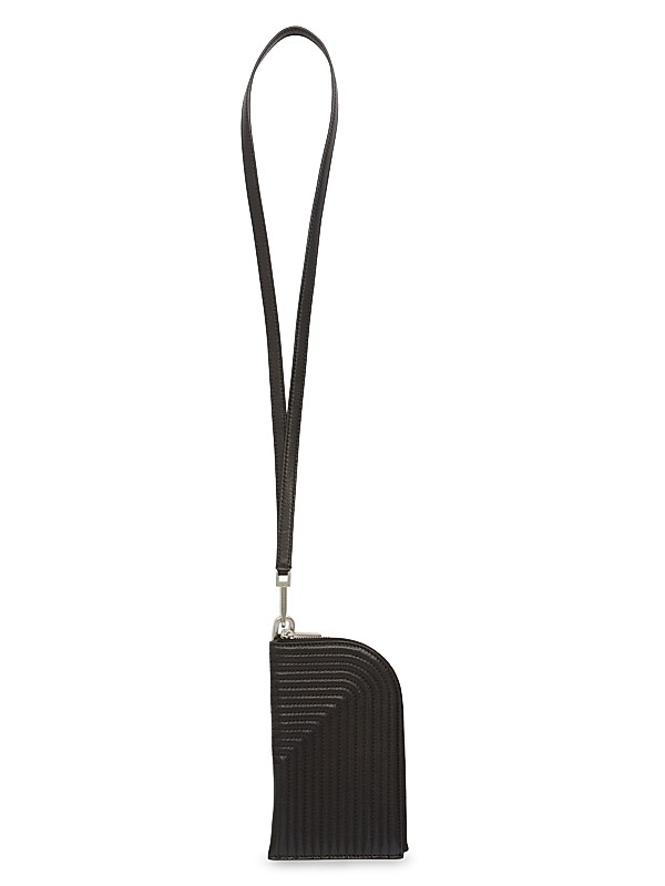 Shop Rick Owens Quilted Leather Neck Wallet | Saks Fifth Avenue Shop Rick Owens Quilted Leather Neck Wallet | Saks Fifth Avenue