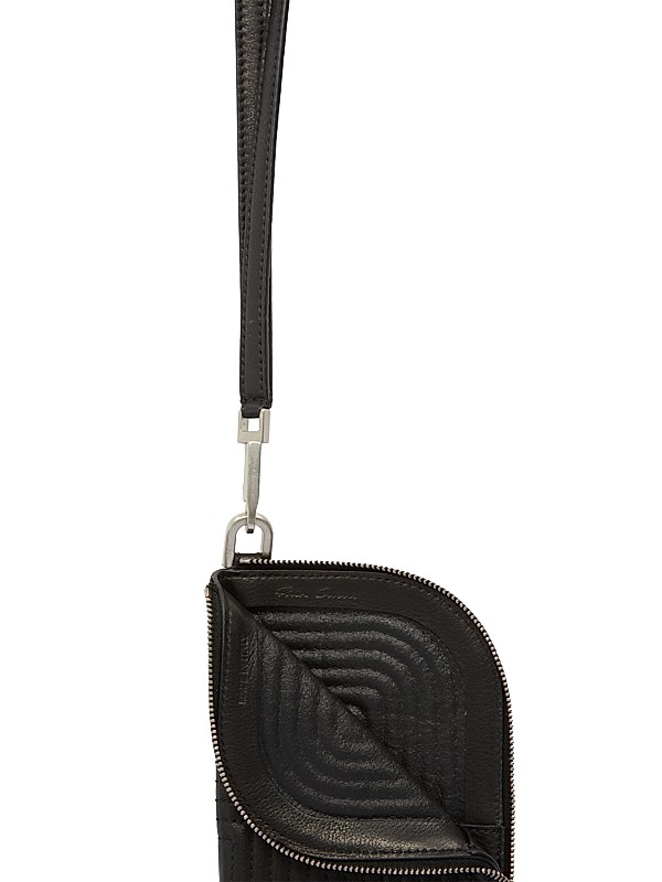 Shop Rick Owens Quilted Leather Neck Wallet | Saks Fifth Avenue Shop Rick Owens Quilted Leather Neck Wallet | Saks Fifth Avenue