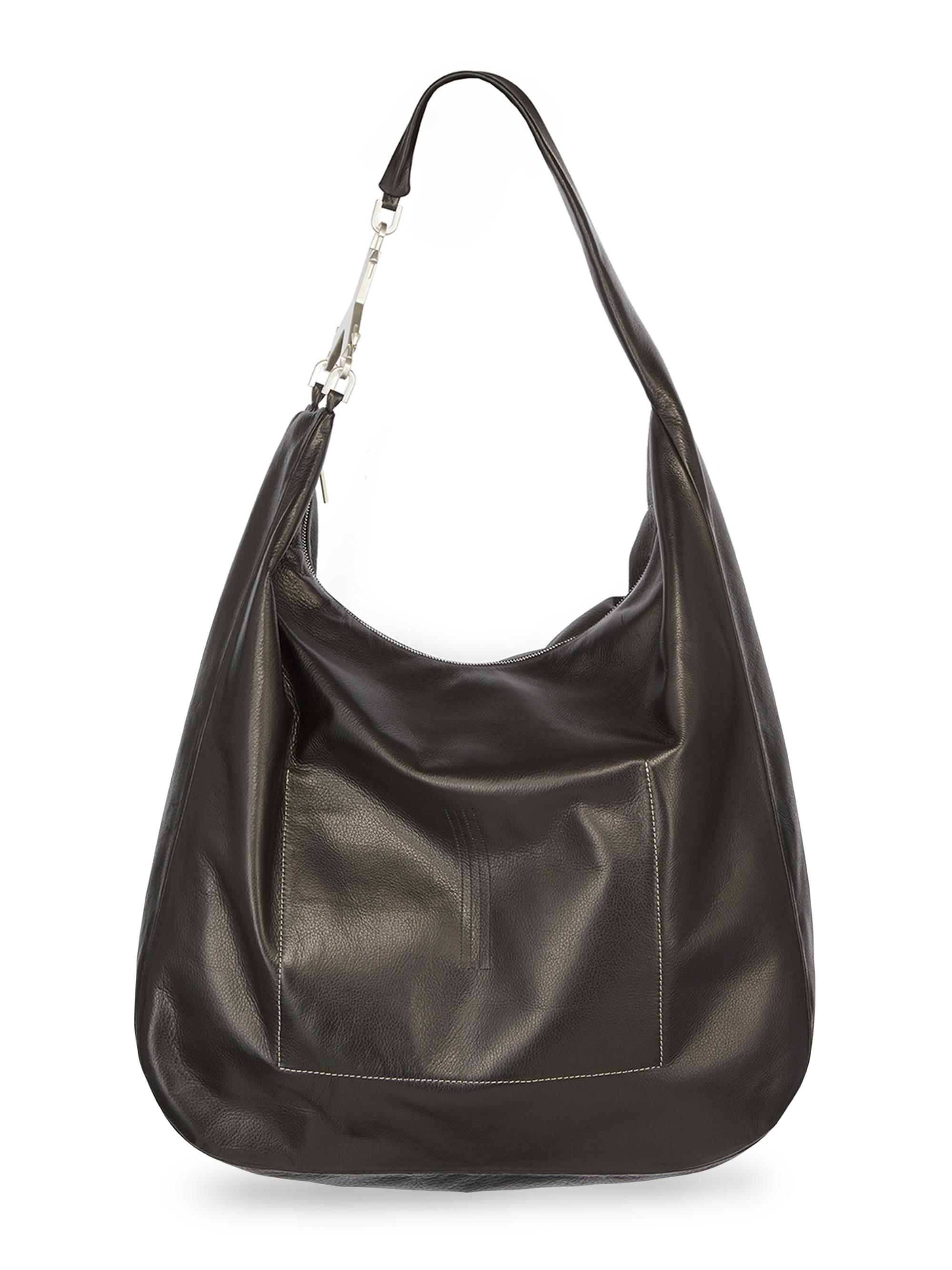 rick owens 黒レザーバッグ Rick Owens レザー トートバッグ | ブラック | FARFETCH JP