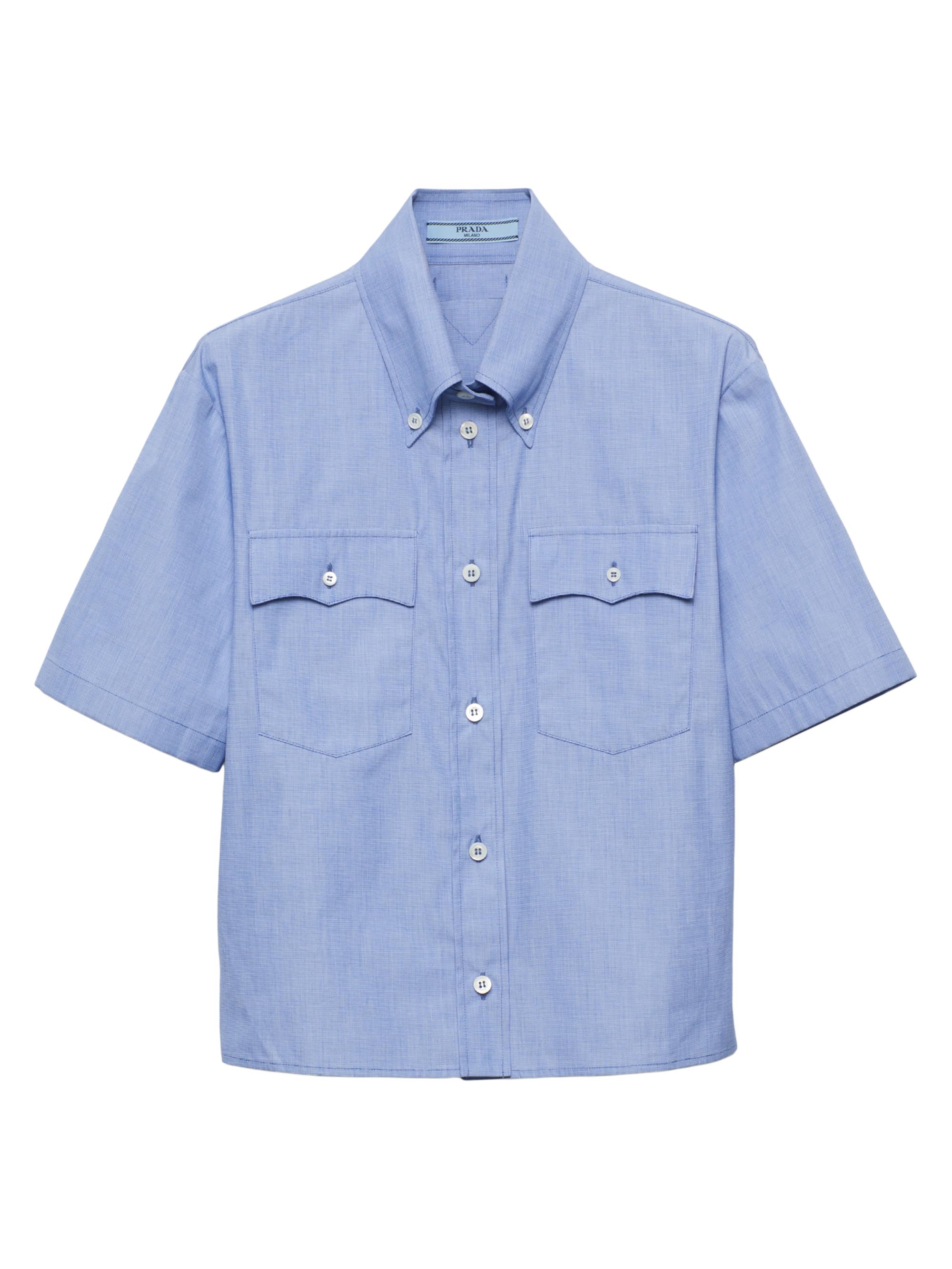 Prada Fil-a-Fil Cotton Shirt | Saks Fifth Avenue