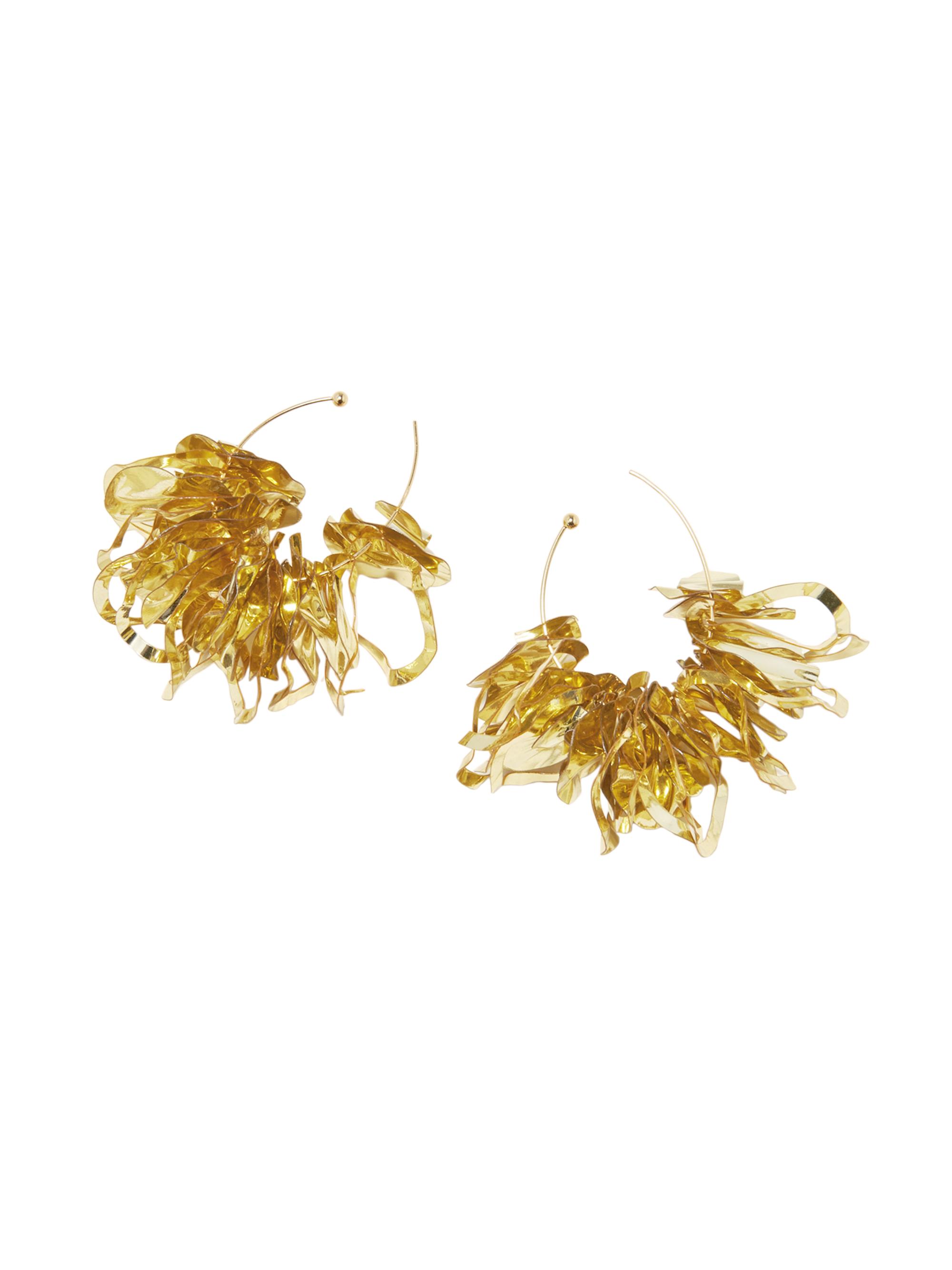 Mignonne Gavigan Women's Lola 14K-Gold-Plated & Sequined Hoop Earrings - Gold