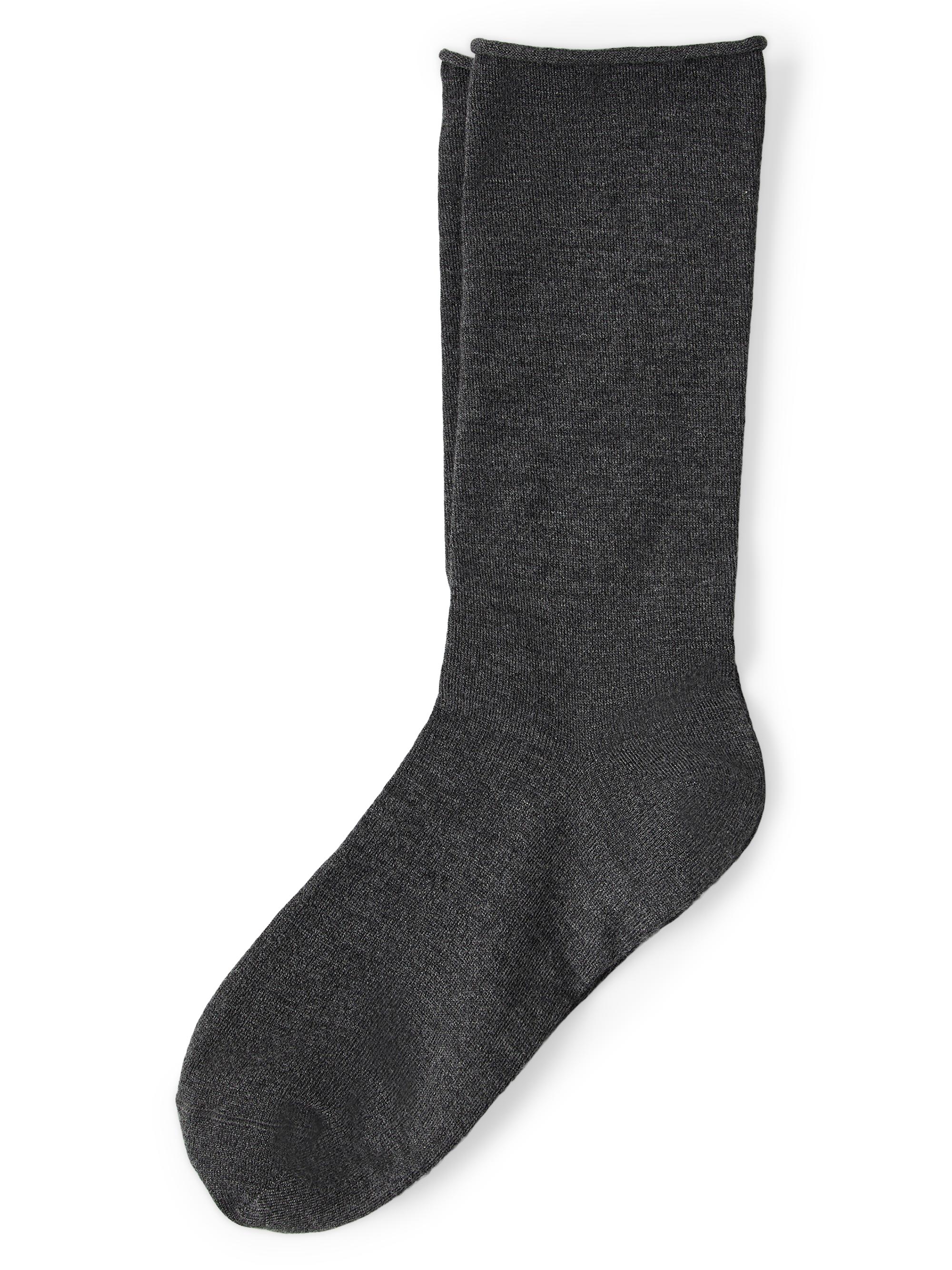 Brunello Cucinelli Women's Stretch Cashmere Knit Socks - Lignite