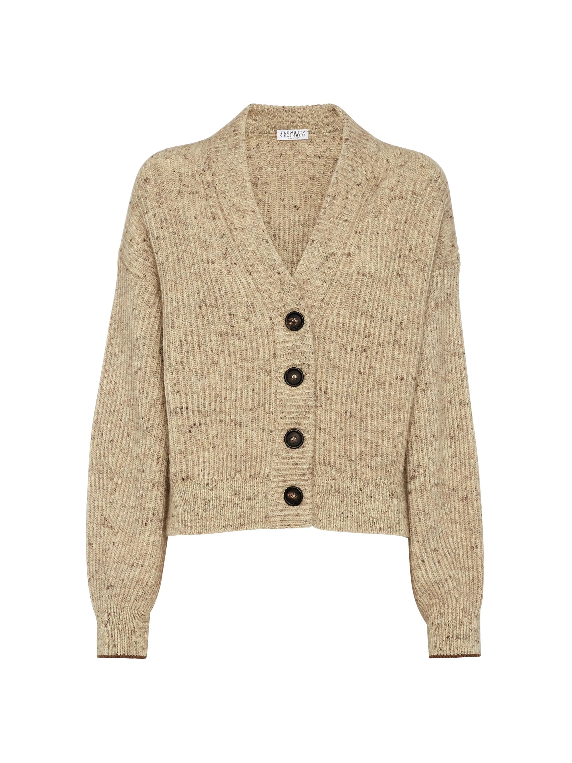 Brunello Cucinelli Women's Wool, Mohair and Linen Cardigan - Cream