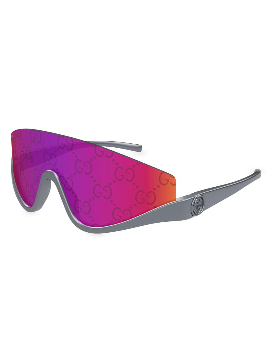 サングラス GUCCI SS24 MASK SUNGLASSES (779494 J16911012) Mask-shaped sunglasses in black | GUCCI® US