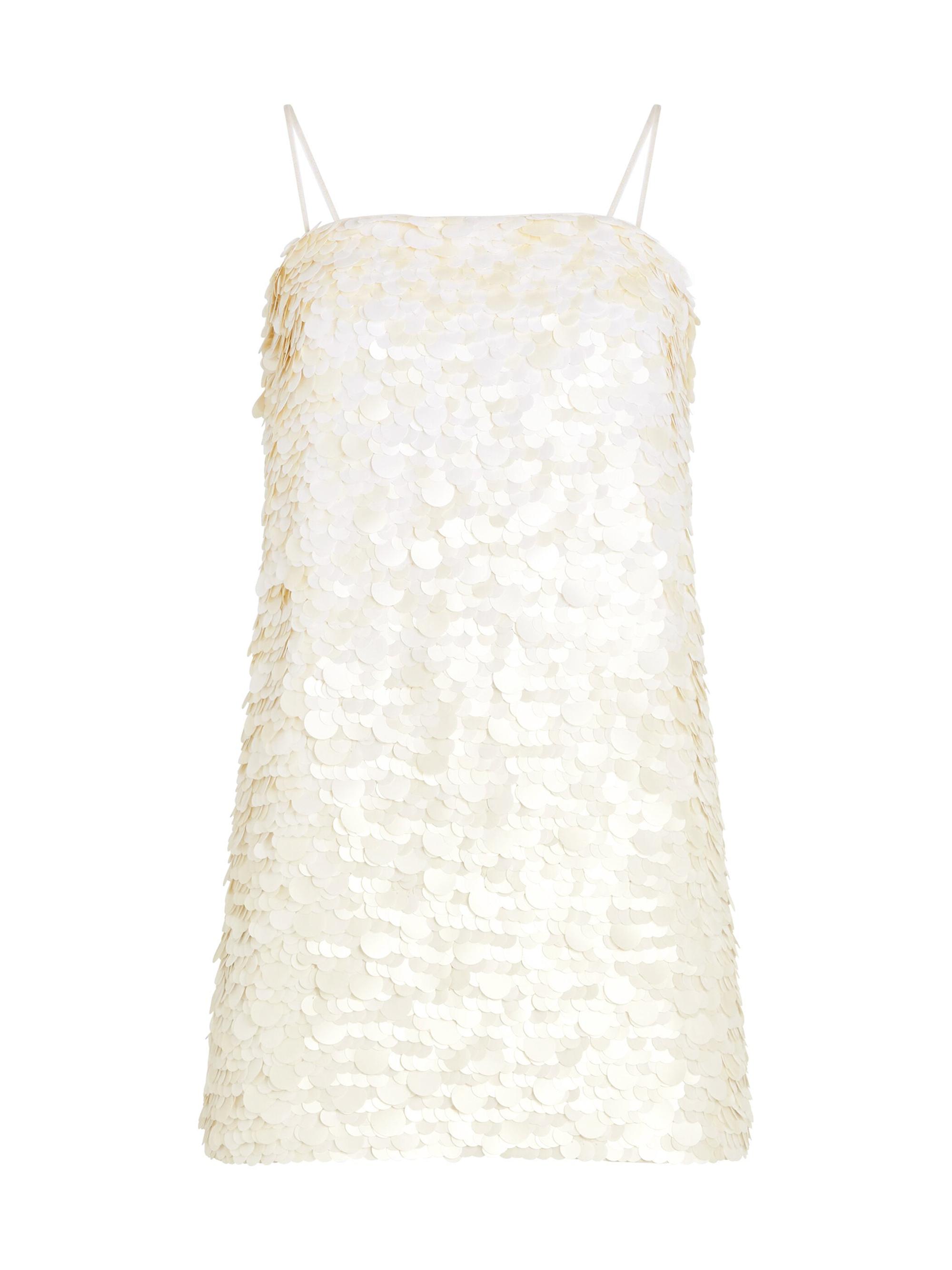 Retrofête Women's Eleanora Dress - Beige White