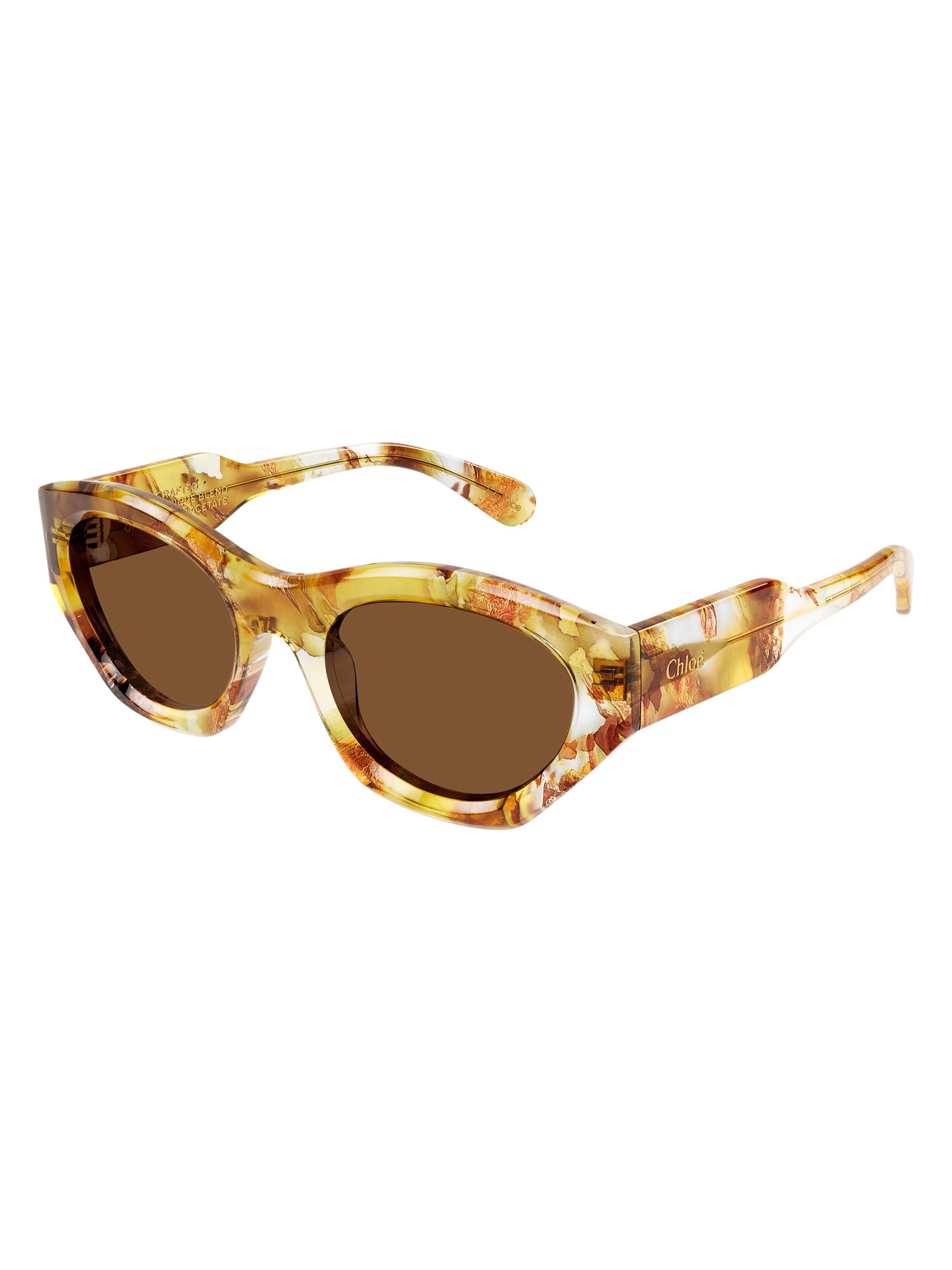 Chloé Women's Gayia/Reace 53MM Cat-Eye Sunglasses - Brown Yellow Havana | Thumbnail 2