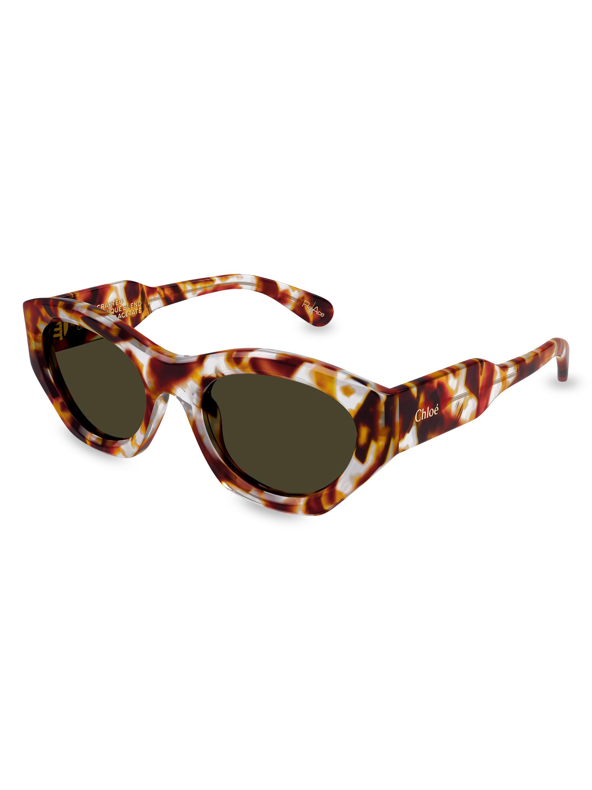 Saint Laurent Monogram Hinge 52MM Acetate Oval Sunglasses | Saks