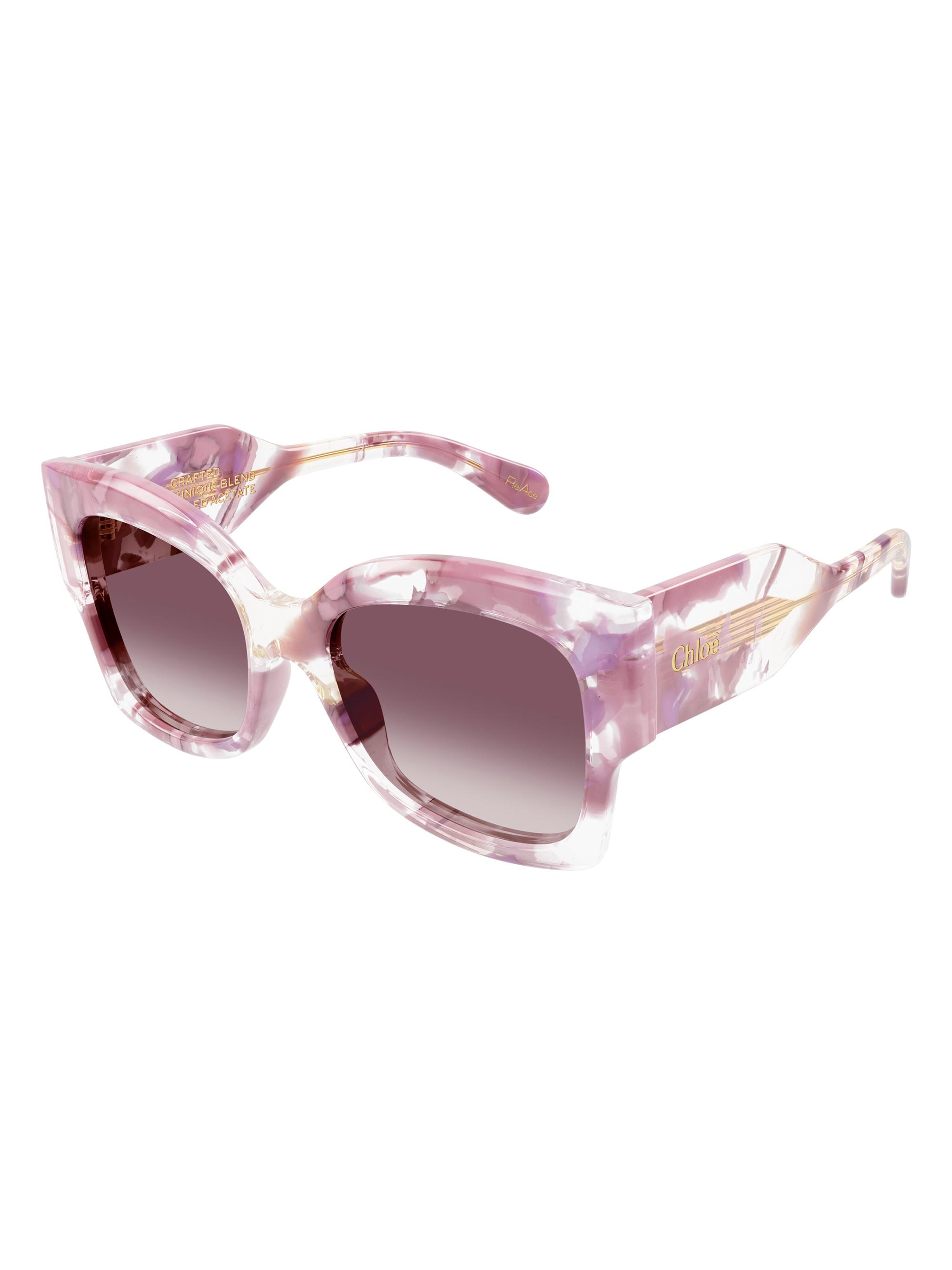Chloé Women's Gayia/Reace 55MM Butterfly Sunglasses - Gradient Pink Havana
