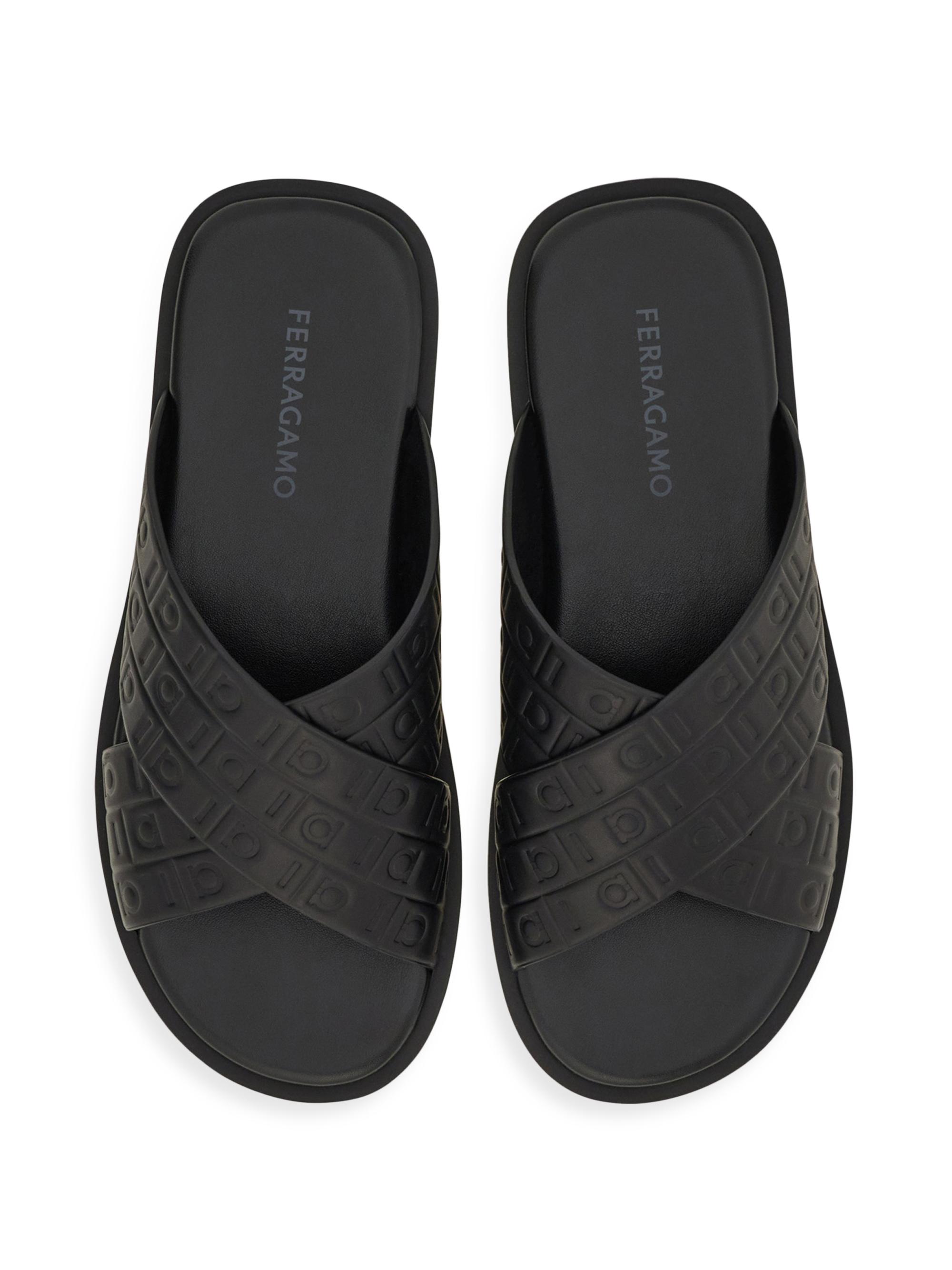 FERRAGAMO Brise Hug Leather Sandals | Saks Fifth Avenue