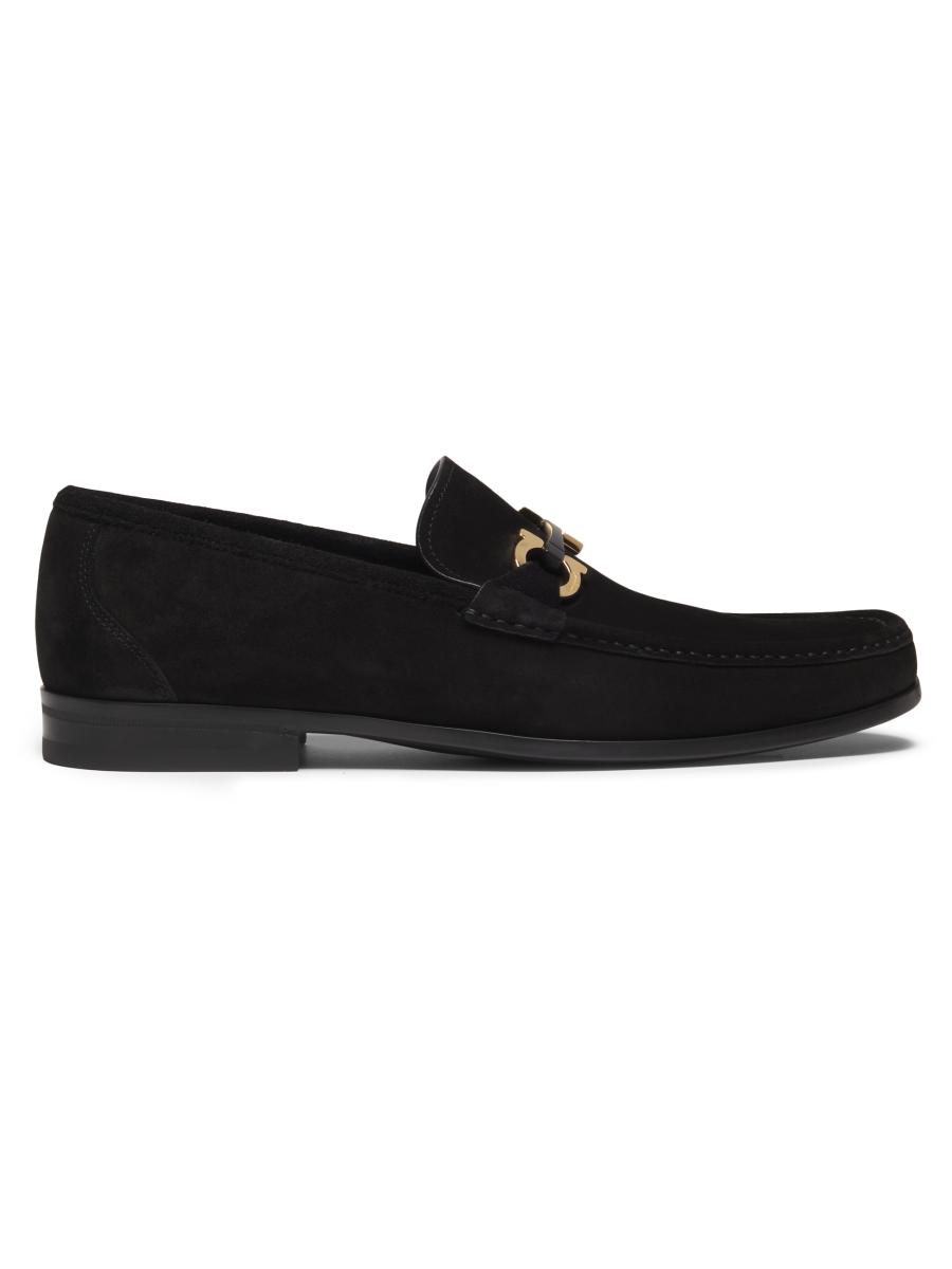 FERRAGAMO 219804777335001 関税送料込 FERRAGAMO Grandioso Suede Loafers | Saks Fifth Avenue