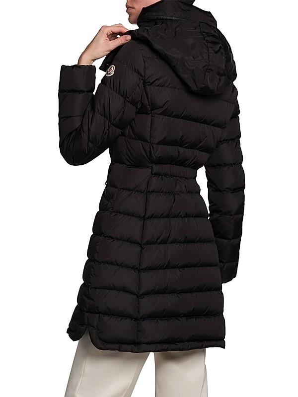 Shop Moncler Flammette Fitted Long Down Coat | Saks Fifth Avenue Shop Moncler Flammette Fitted Long Down Coat | Saks Fifth Avenue