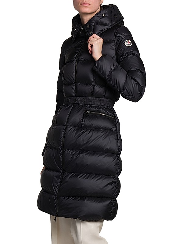 Shop Moncler Hirma Down Coat with Hood | Saks Fifth Avenue Shop Moncler Hirma Down Coat with Hood | Saks Fifth Avenue