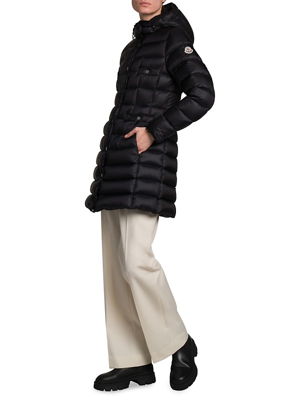 Shop Moncler Hirma Down Coat with Hood | Saks Fifth Avenue Shop Moncler Hirma Down Coat with Hood | Saks Fifth Avenue