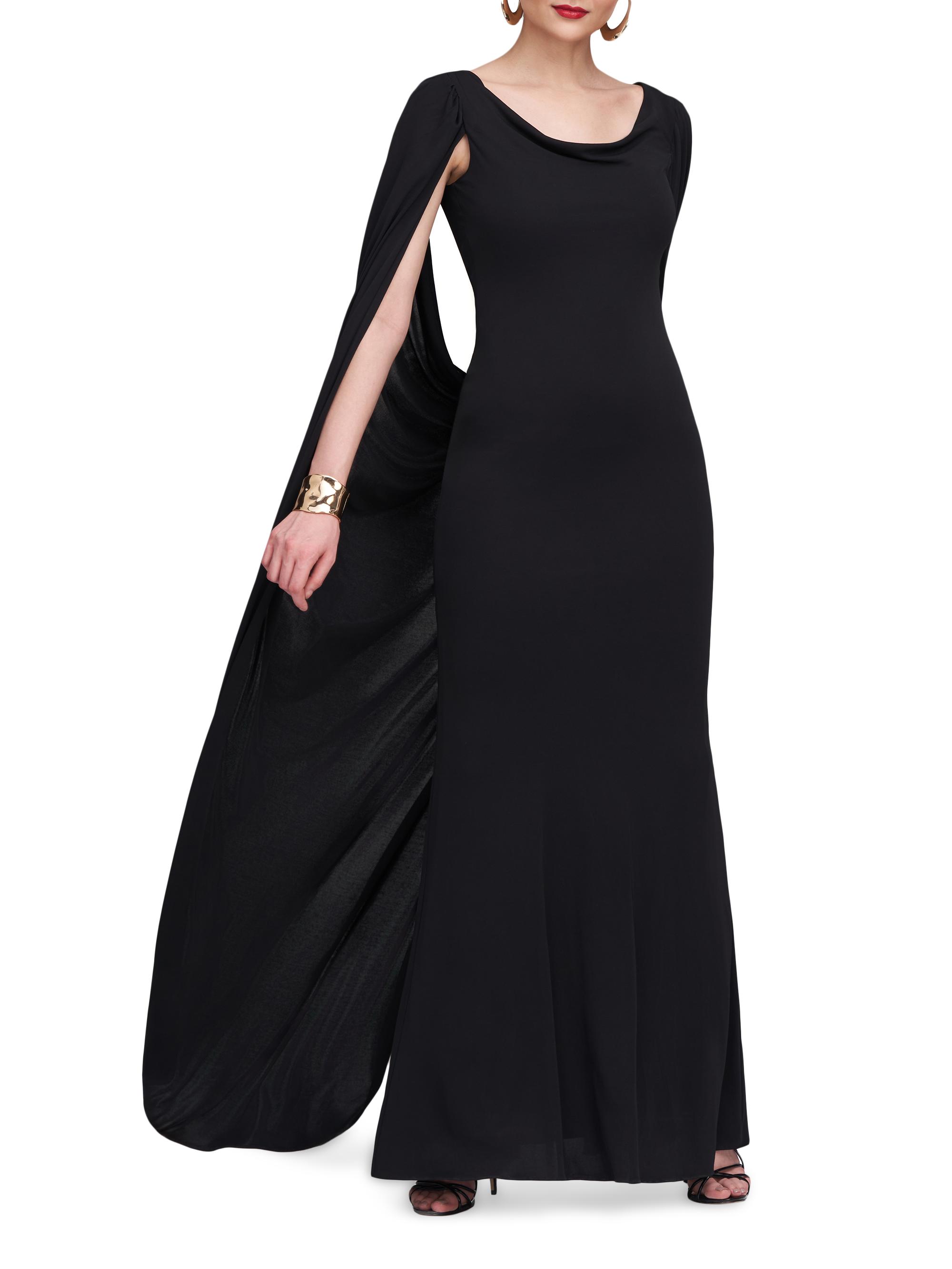 Halston Women's Akeem Jersey Gown - Black