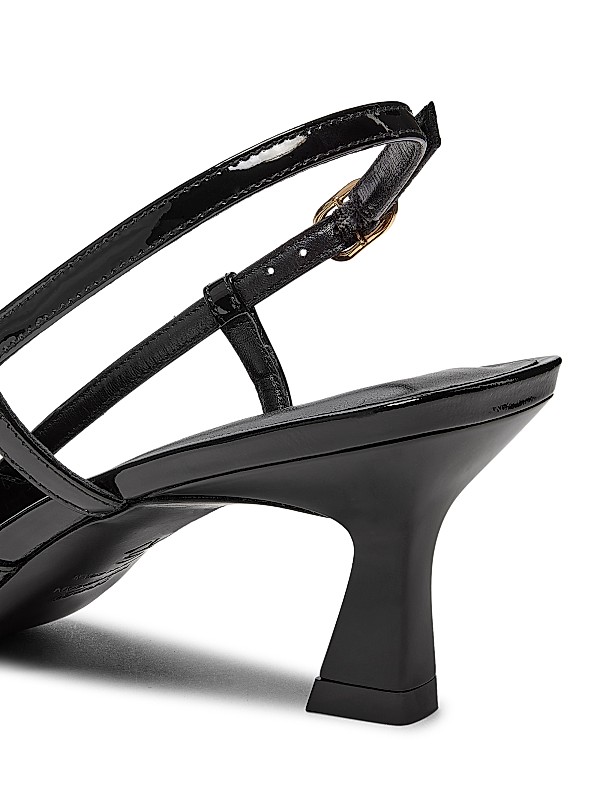 Shop Stuart Weitzman Vinnie 50MM Patent Leather Pumps | Saks Shop Stuart Weitzman Vinnie 50MM Patent Leather Pumps | Saks