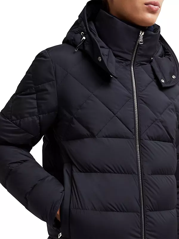 Shop Moncler Cecaud Nylon Diamond-Quilted Down Jacket | Saks Shop Moncler Cecaud Nylon Diamond-Quilted Down Jacket | Saks