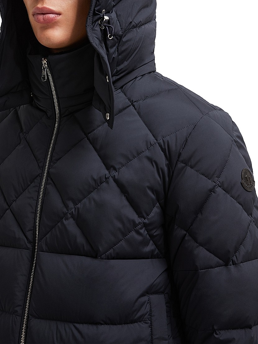 Shop Moncler Cecaud Nylon Diamond-Quilted Down Jacket | Saks Shop Moncler Cecaud Nylon Diamond-Quilted Down Jacket | Saks
