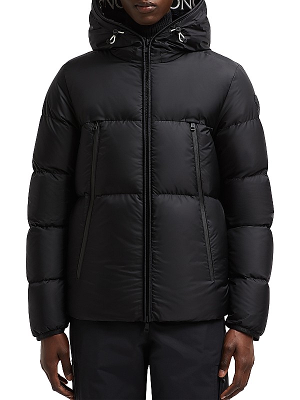 Shop Moncler Montcla Logo Hooded Down Jacket | Saks Fifth Avenue Shop Moncler Montcla Logo Hooded Down Jacket | Saks Fifth Avenue