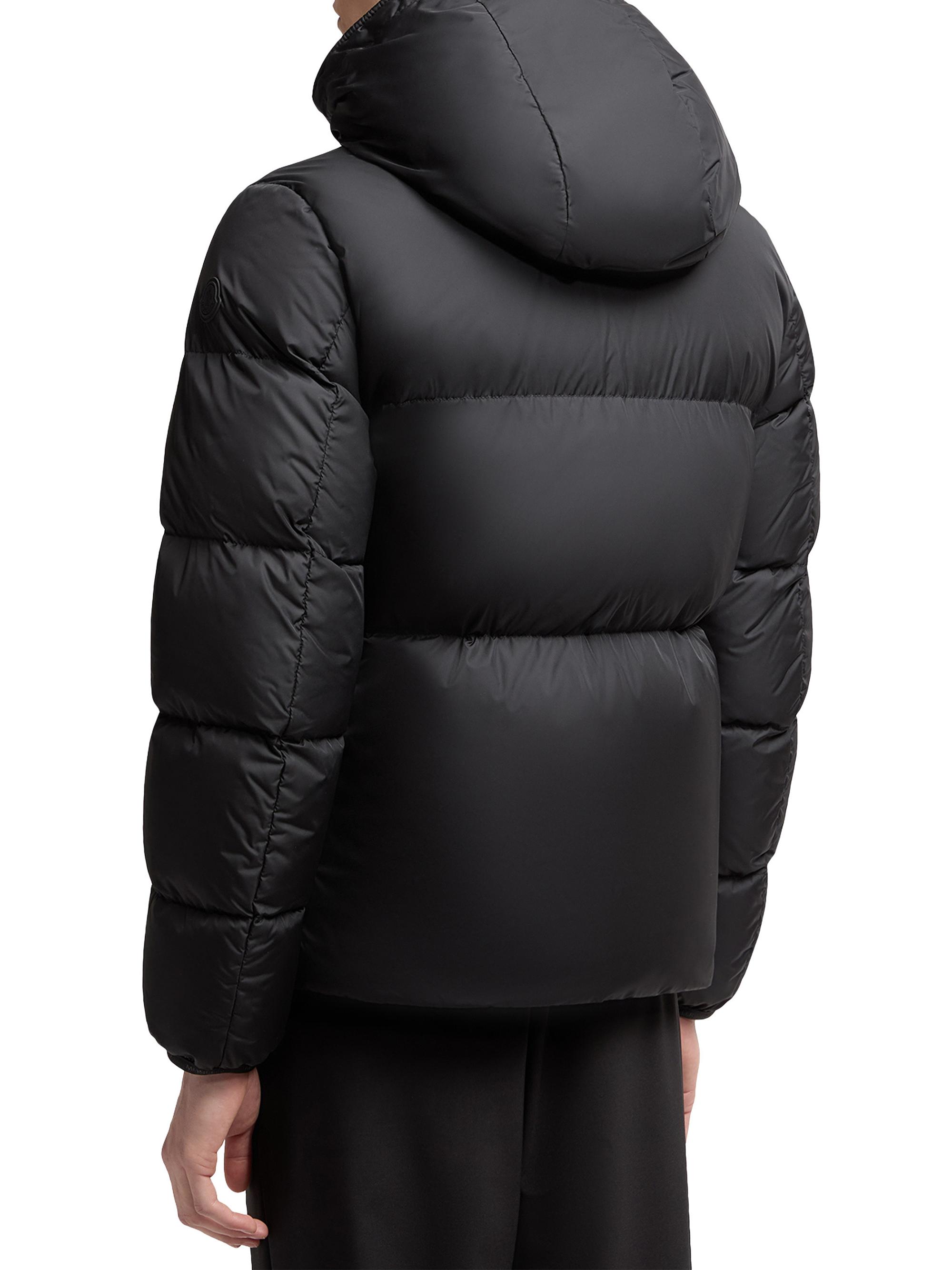 Moncler Montcla Logo Hooded Down Jacket | Saks Fifth Avenue