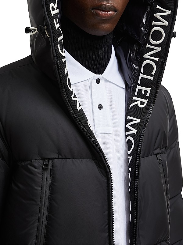 Shop Moncler Montcla Logo Hooded Down Jacket | Saks Fifth Avenue Shop Moncler Montcla Logo Hooded Down Jacket | Saks Fifth Avenue