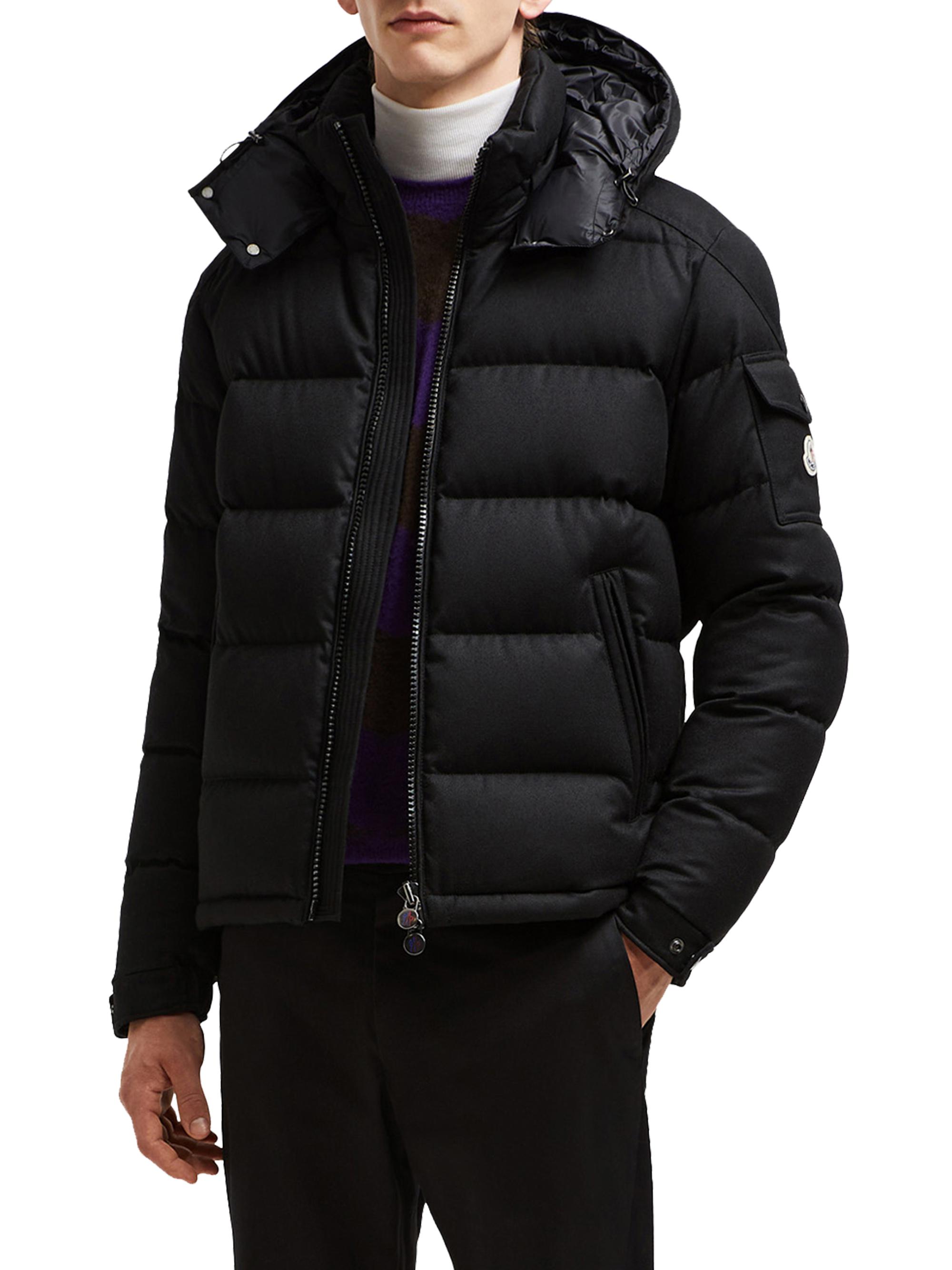 Shop Moncler Montgenevre Wool Flannel Jacket | Saks Fifth Avenue
