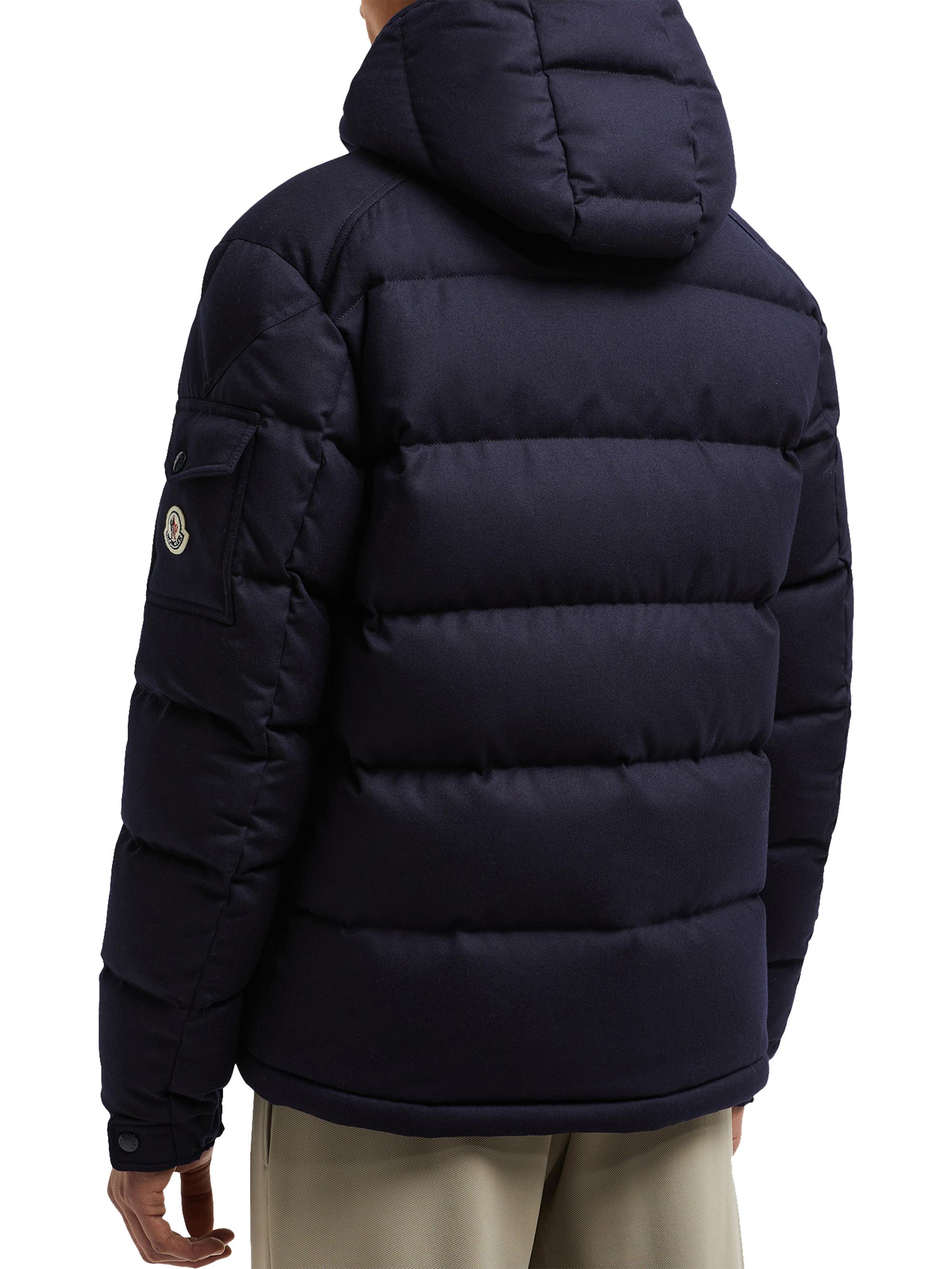 Moncler Montgenevre Wool Flannel Padded Hooded Jacket | Saks Fifth