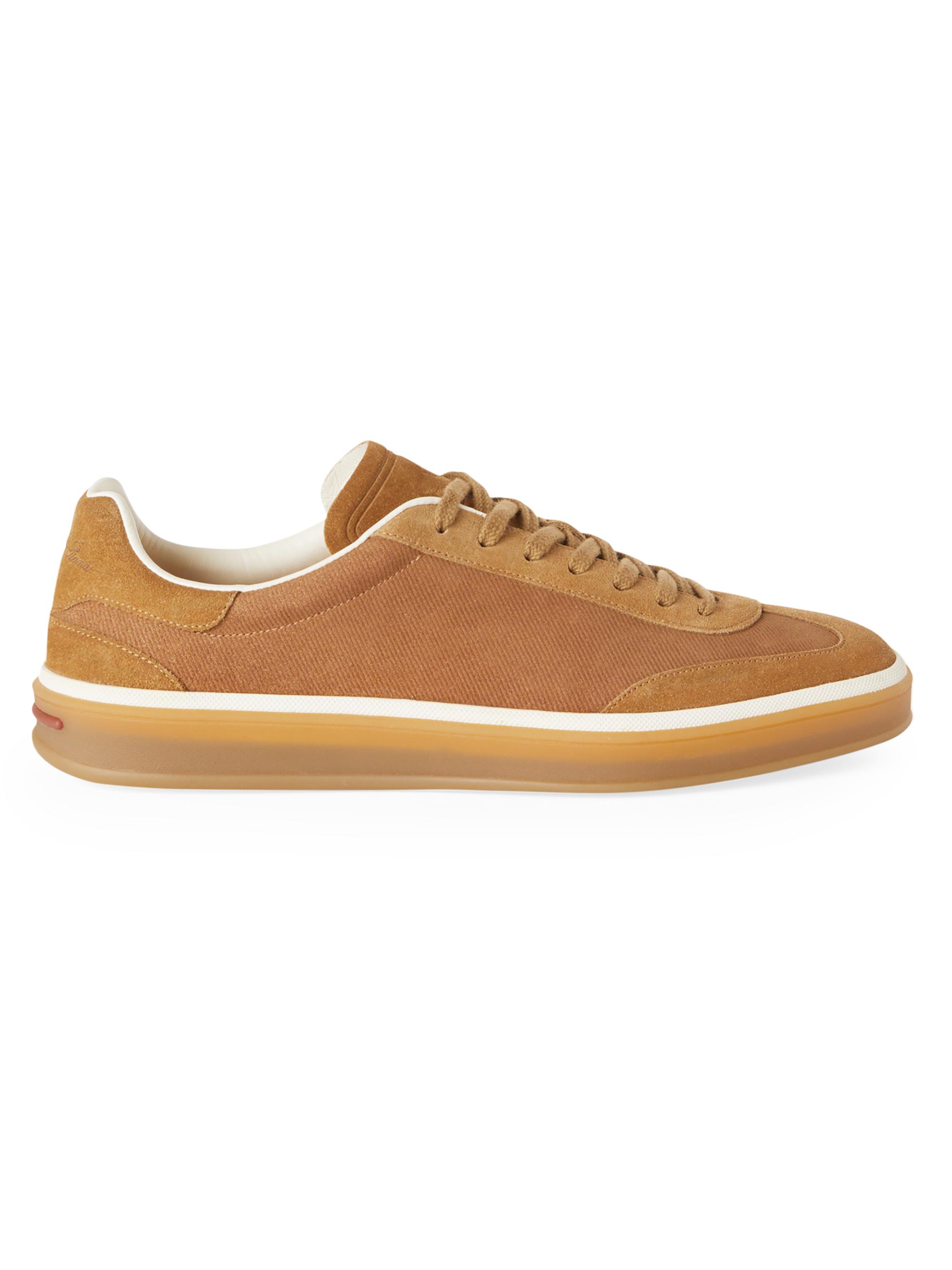 Loro Piana Tennis Walk Suede Low-Top Sneakers | Saks Fifth Avenue