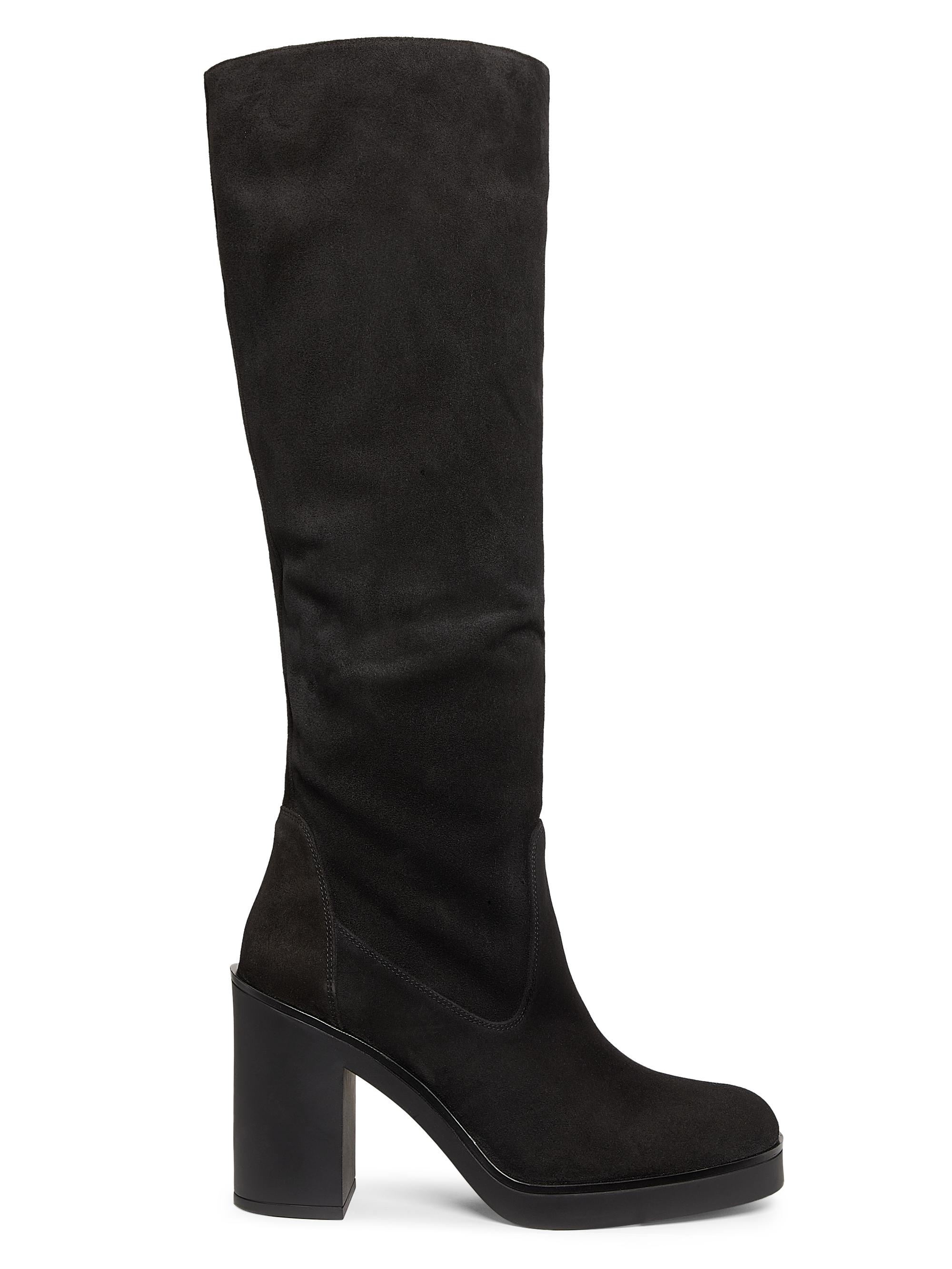 Stuart Weitzman Women's Bethenny 80 Suede Boots - Black