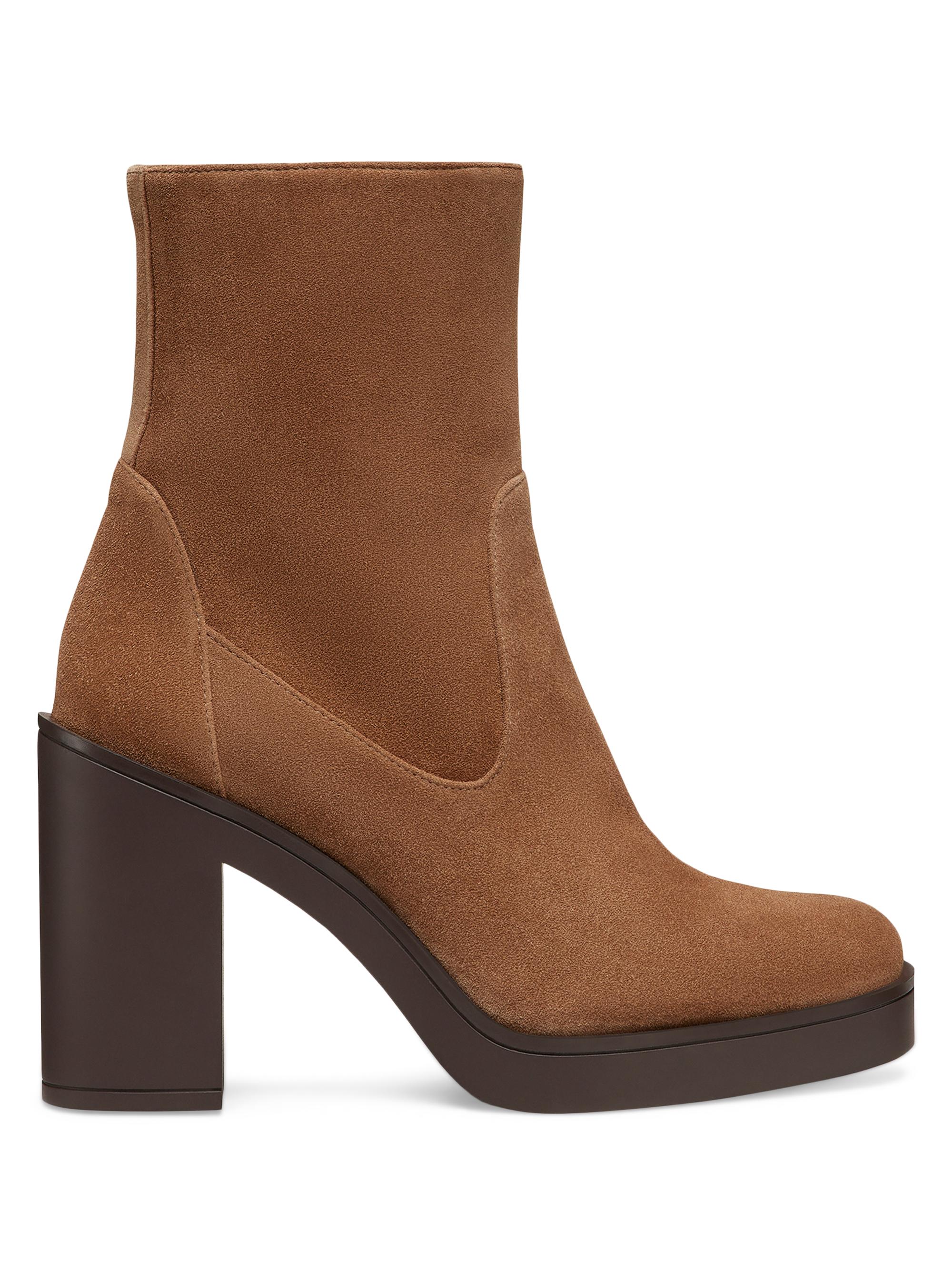 Stuart Weitzman Women's Bethenny Sport Suede Booties - Khaki