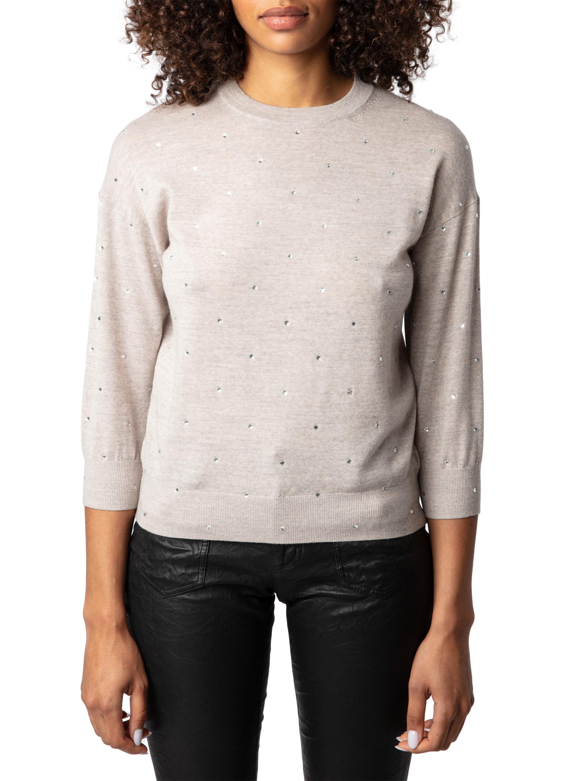 Zadig & Voltaire Kansy We Strass Wool Sweater | Saks Fifth Avenue