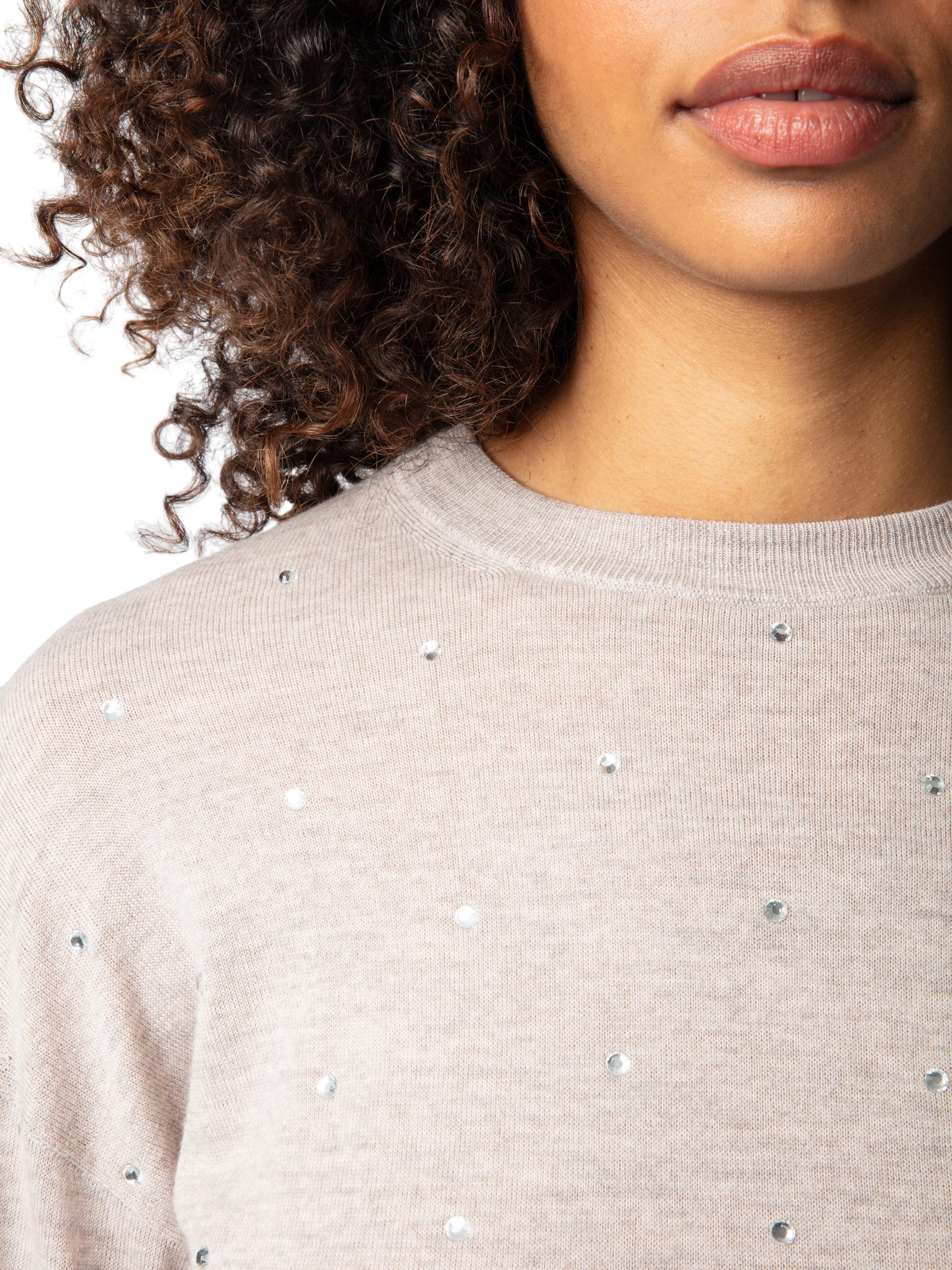 Zadig & Voltaire Kansy We Strass Wool Sweater | Saks Fifth Avenue